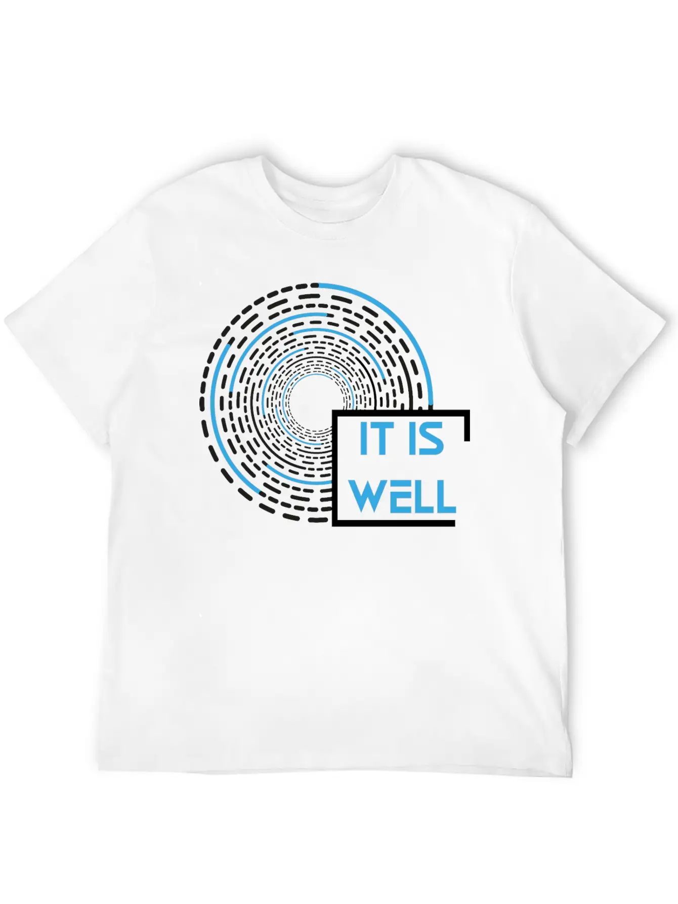 It Is Well - Motivational Quotes Comfortable Minimalist Graphic Tee – Summer Style Essential