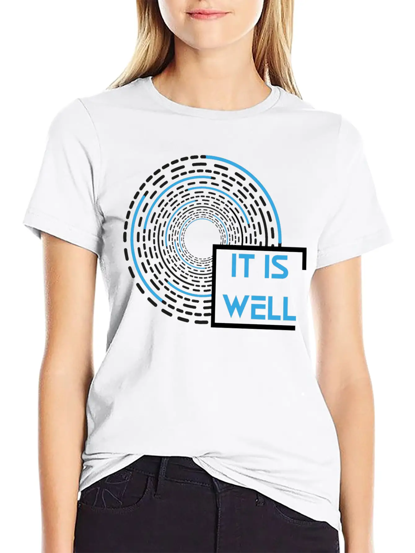 It Is Well - Motivational Quotes Comfortable Minimalist Graphic Tee – Summer Style Essential