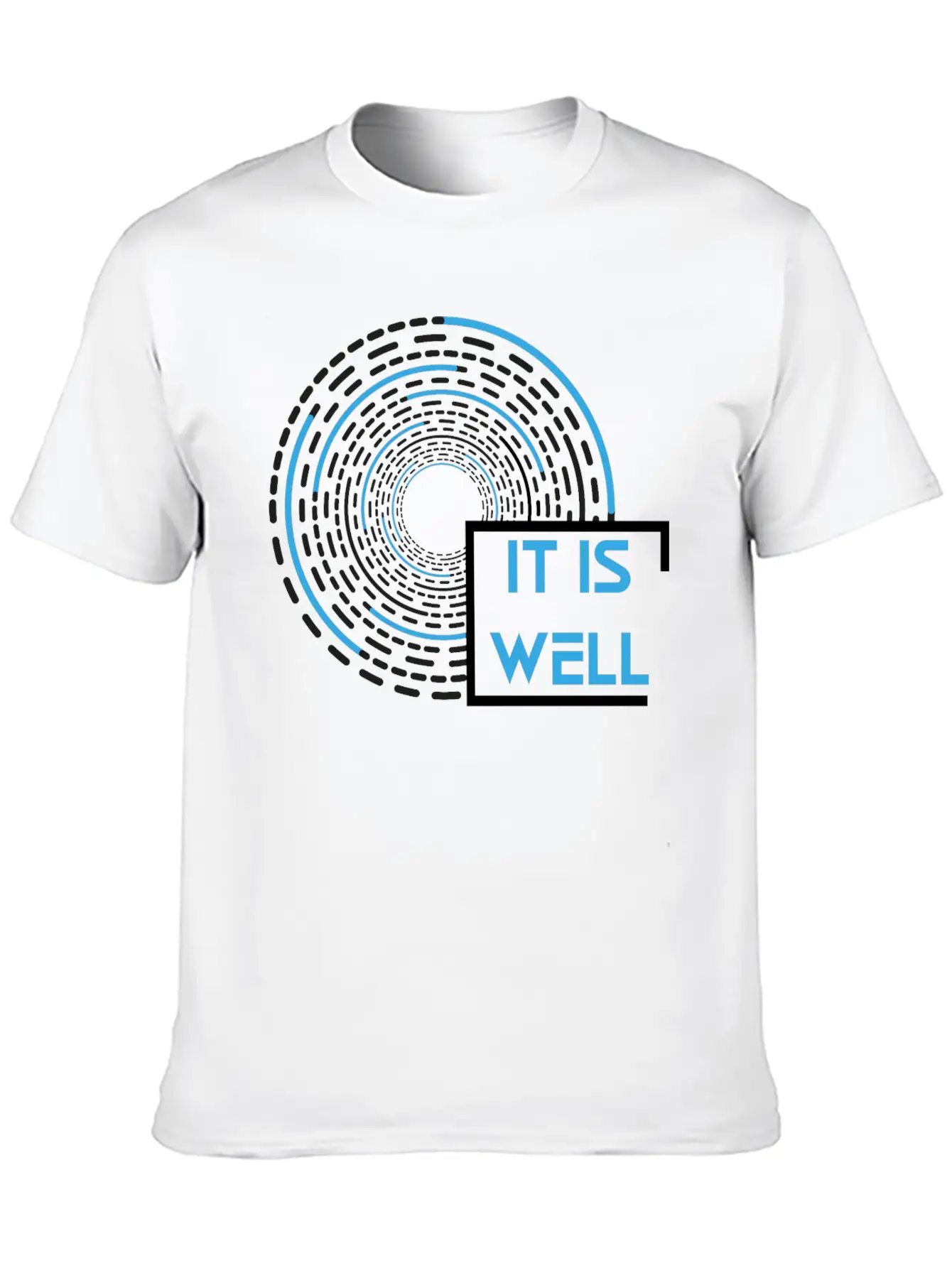 It Is Well - Motivational Quotes Comfortable Minimalist Graphic Tee – Summer Style Essential