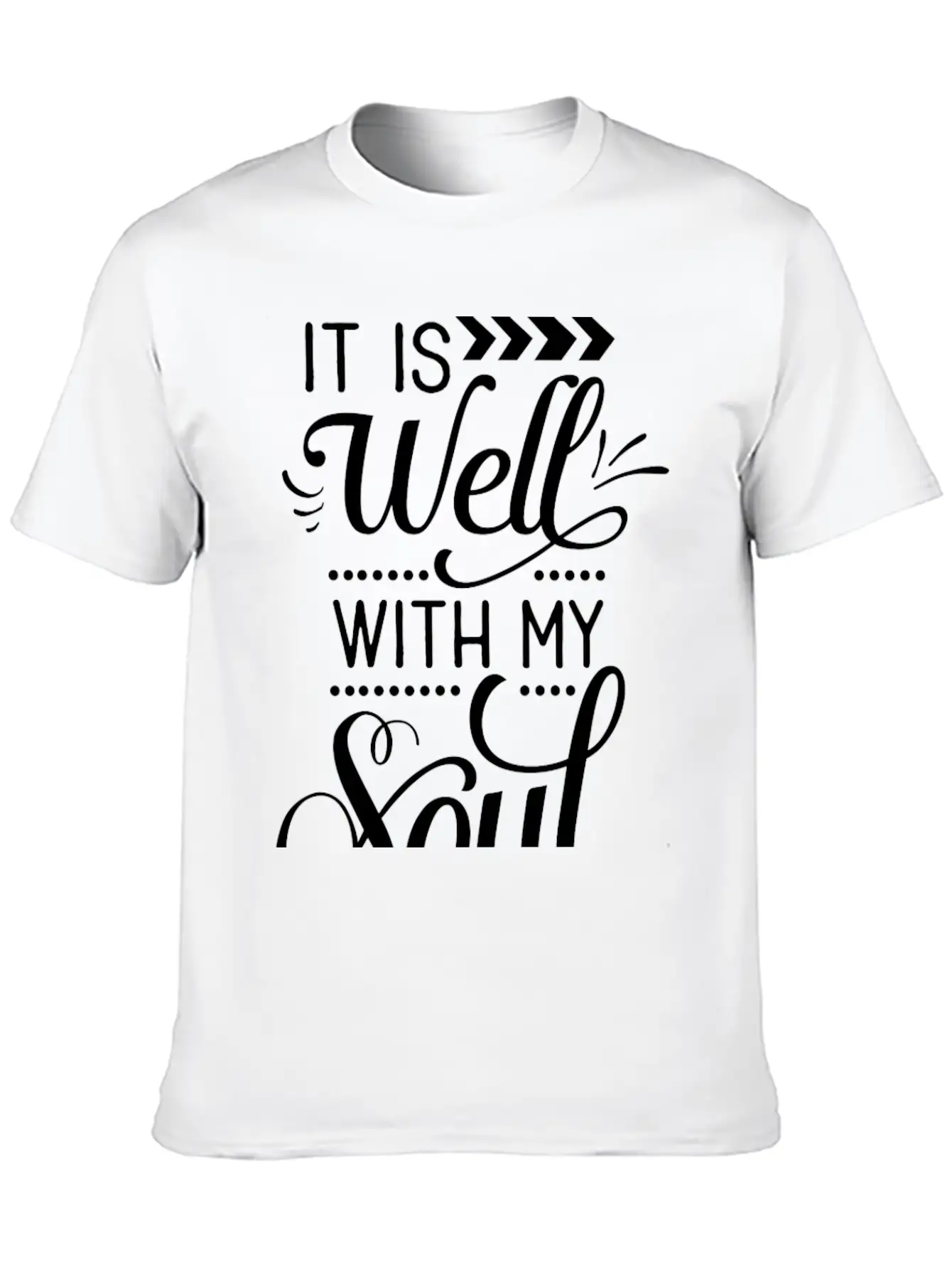 It Is Well With My Soul Stylish Everyday T-Shirt – Unisex Basic Cotton Tee
