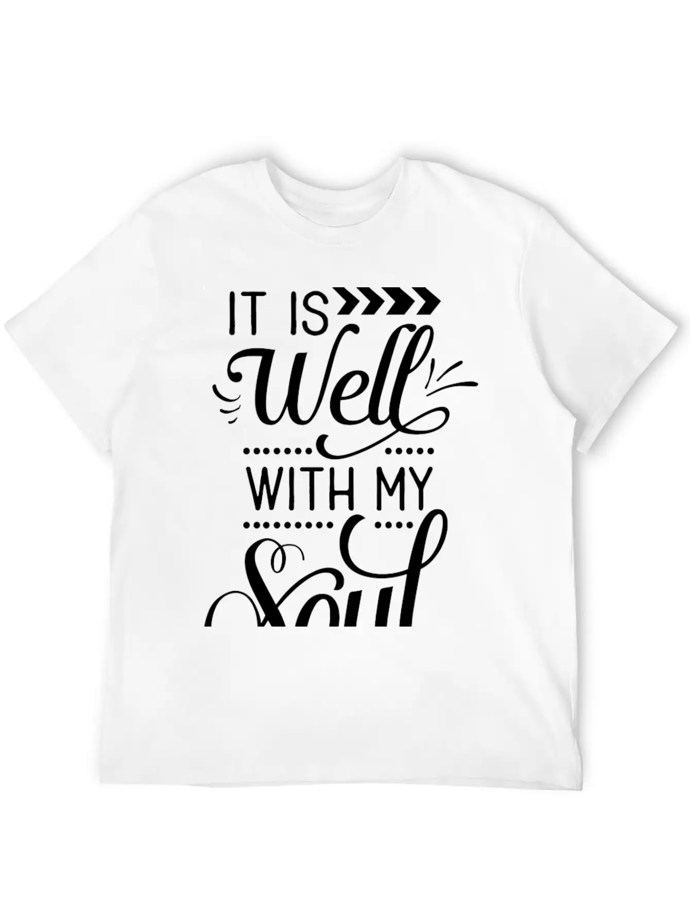 It Is Well With My Soul Stylish Everyday T-Shirt – Unisex Basic Cotton Tee