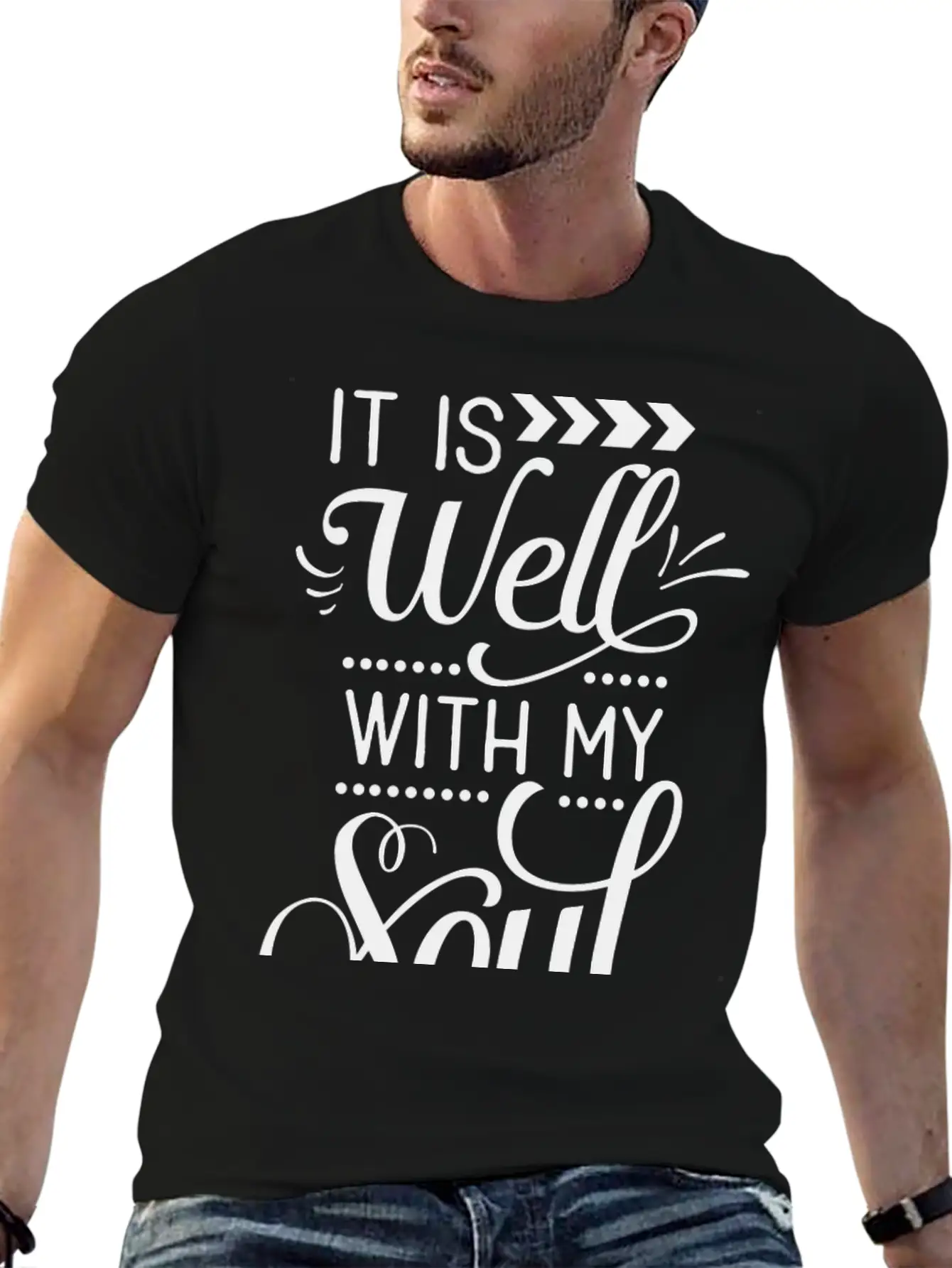 It Is Well With My Soul Stylish Everyday T-Shirt – Unisex Basic Cotton Tee
