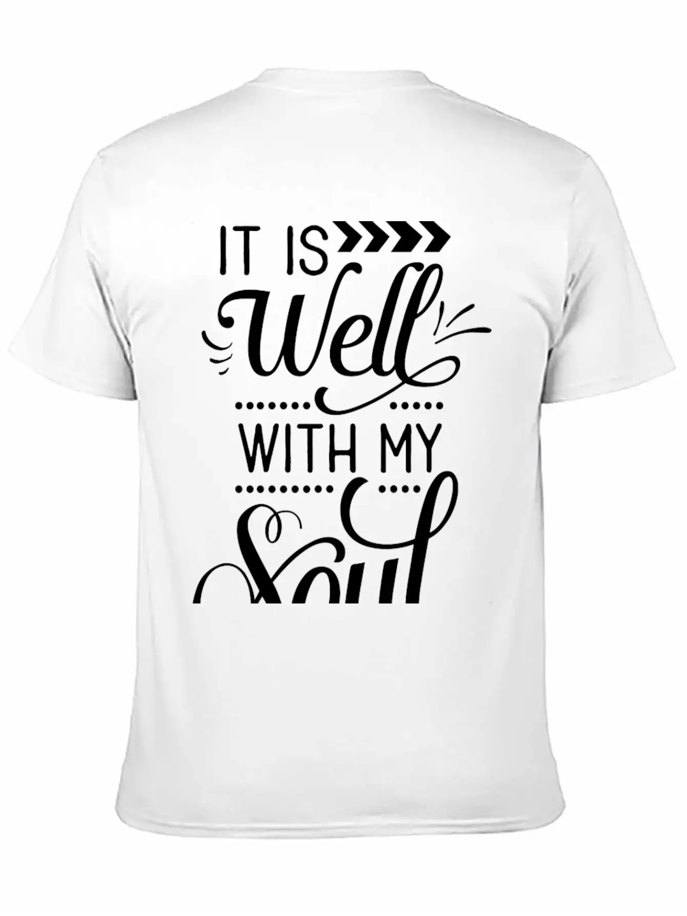It Is Well With My Soul Stylish Everyday T-Shirt – Unisex Basic Cotton Tee