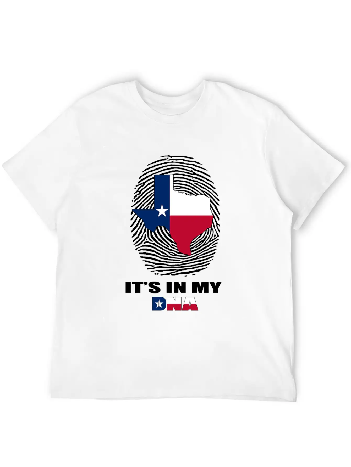 It S In My DNA Texas T Shirt Proud Texan Clothing Stylish Everyday T-Shirt – Unisex Basic Cotton Tee