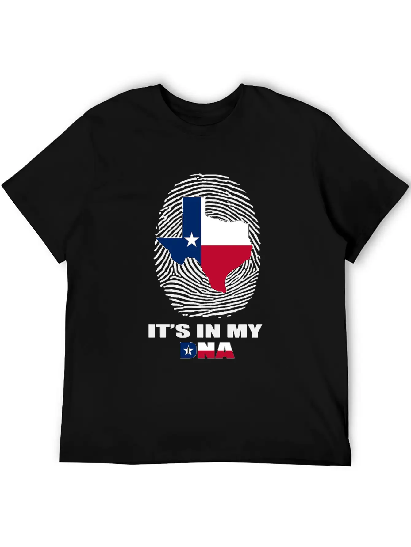 It S In My DNA Texas T Shirt Proud Texan Clothing Stylish Everyday T-Shirt – Unisex Basic Cotton Tee