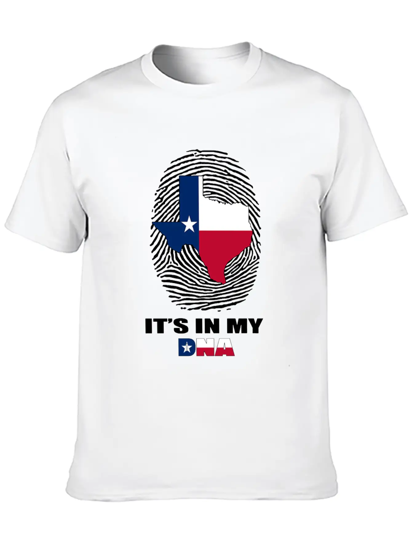 It S In My DNA Texas T Shirt Proud Texan Clothing Stylish Everyday T-Shirt – Unisex Basic Cotton Tee