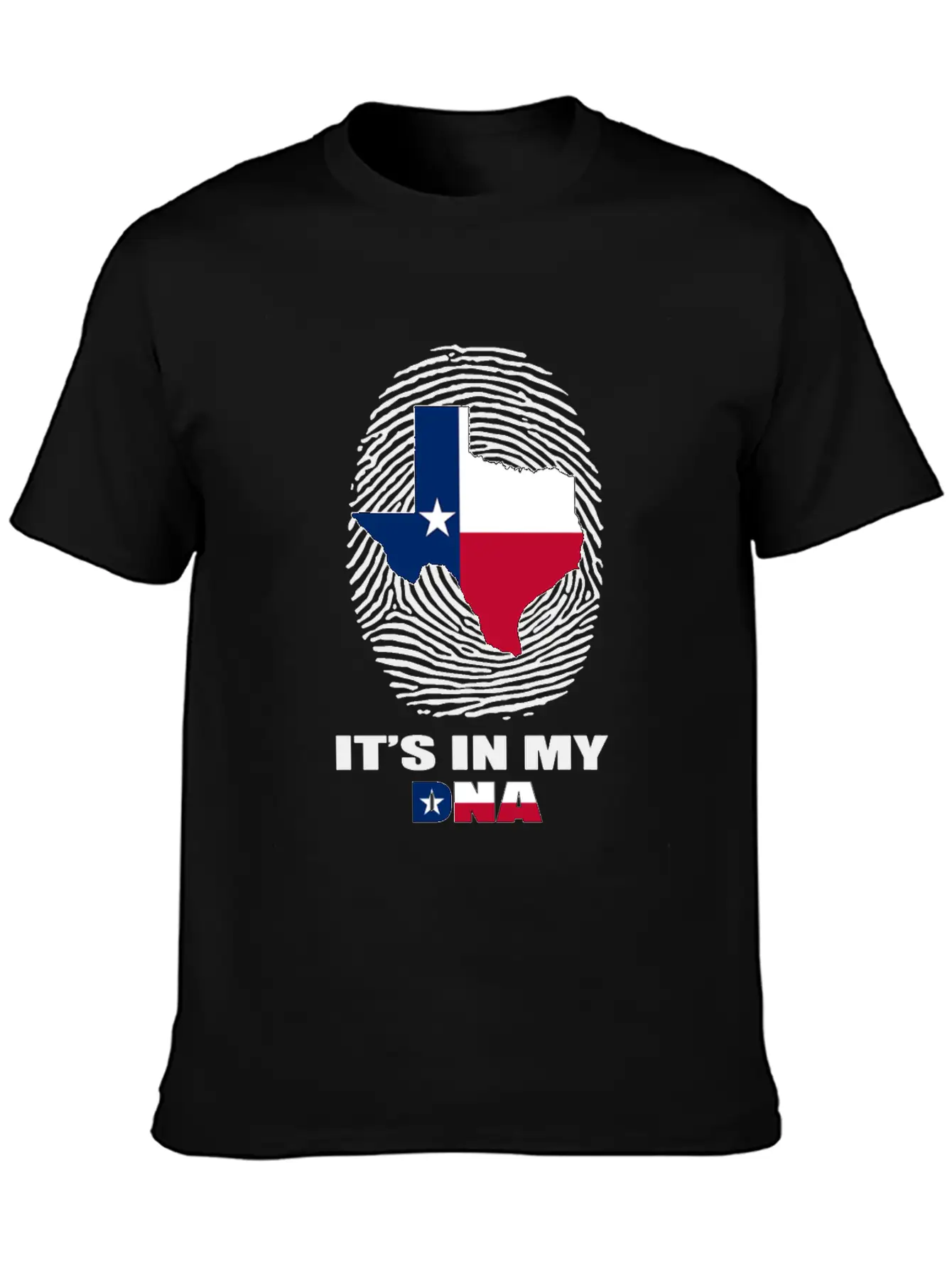 It S In My DNA Texas T Shirt Proud Texan Clothing Stylish Everyday T-Shirt – Unisex Basic Cotton Tee