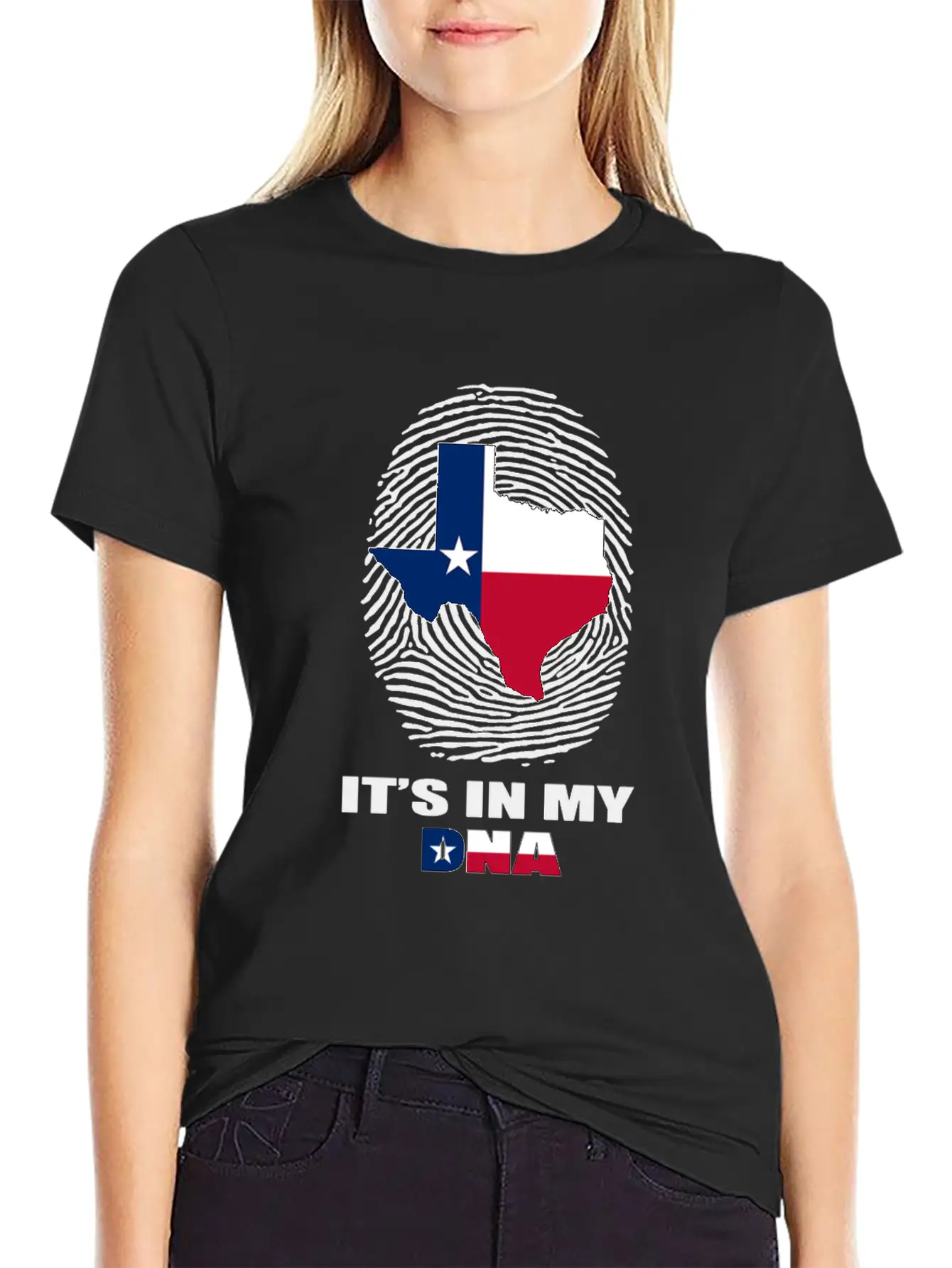 It S In My DNA Texas T Shirt Proud Texan Clothing Stylish Everyday T-Shirt – Unisex Basic Cotton Tee