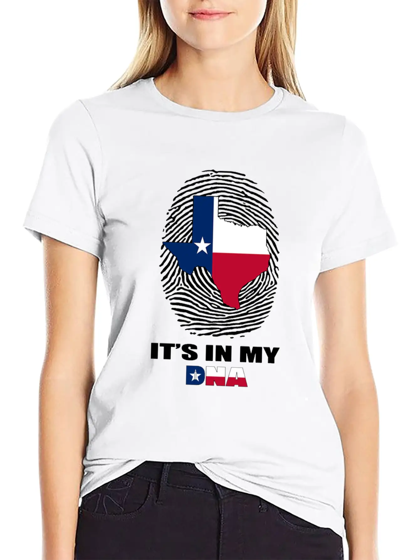 It S In My DNA Texas T Shirt Proud Texan Clothing Stylish Everyday T-Shirt – Unisex Basic Cotton Tee