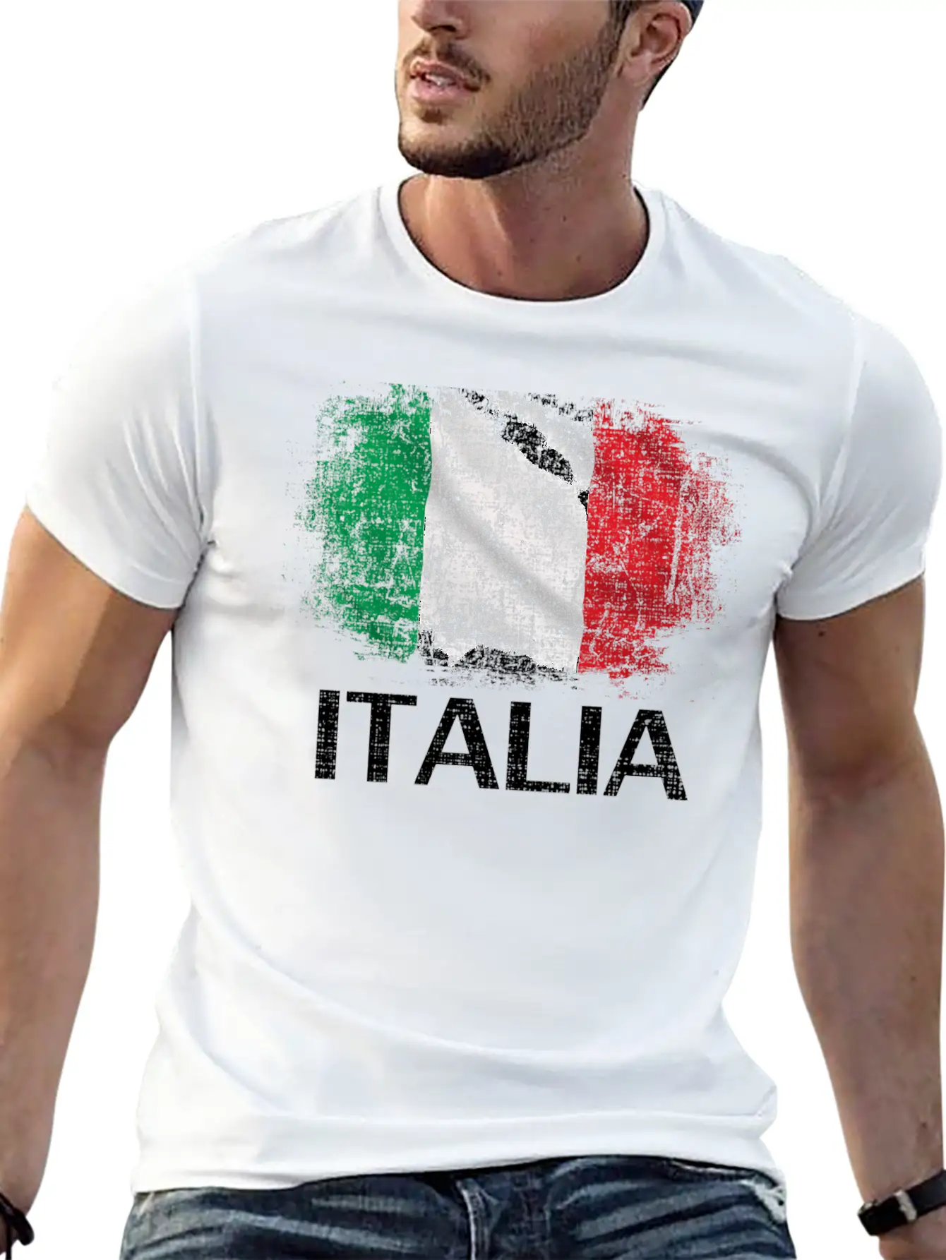 Italia Flag For Italy Italian Italiano Comfortable Minimalist Graphic Tee – Summer Style Essential