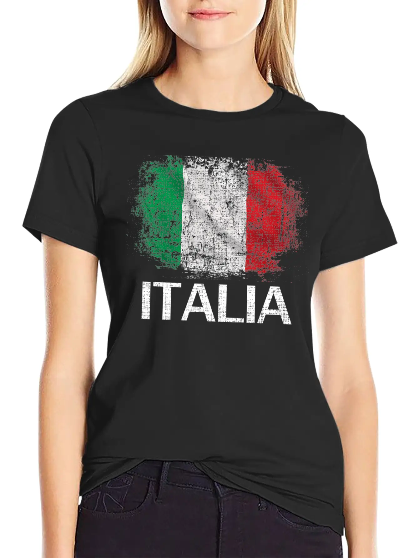 Italia Flag For Italy Italian Italiano Comfortable Minimalist Graphic Tee – Summer Style Essential