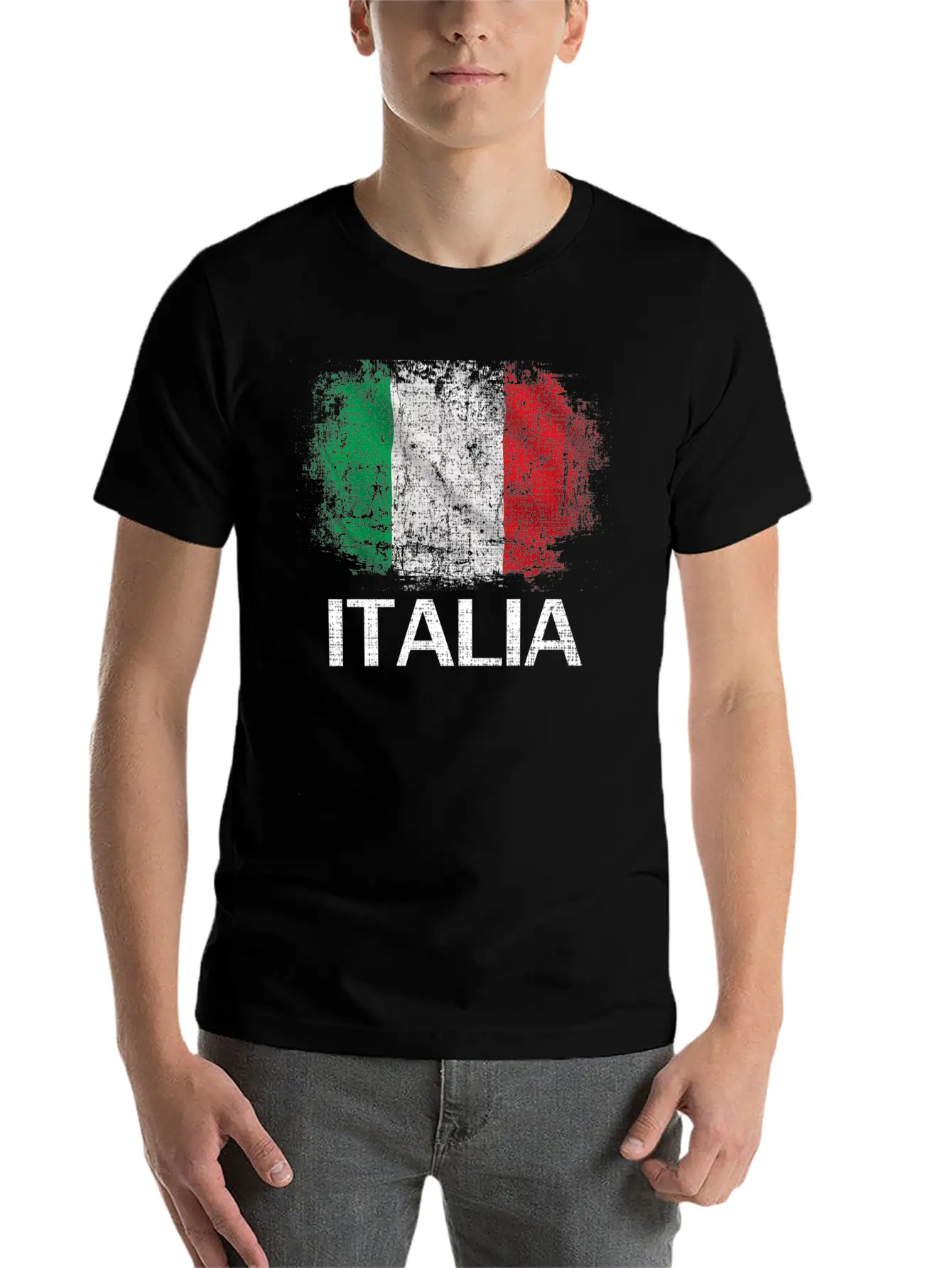 Italia Flag For Italy Italian Italiano Comfortable Minimalist Graphic Tee – Summer Style Essential