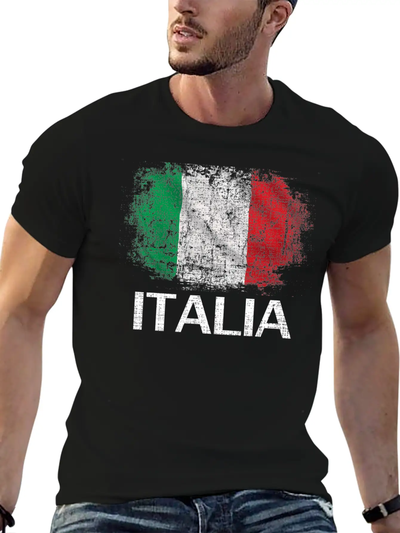 Italia Flag For Italy Italian Italiano Comfortable Minimalist Graphic Tee – Summer Style Essential