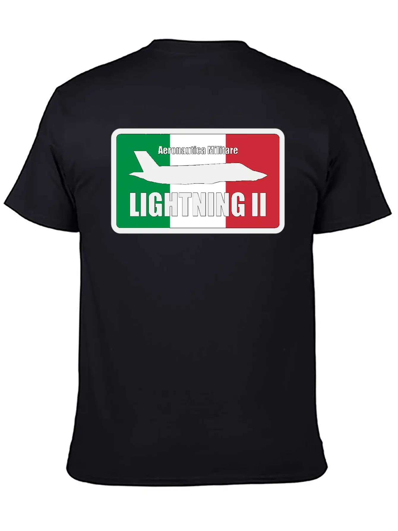 Italian F35 Lightning Small Logo Trending Comfortable Minimalist Graphic Tee – Summer Style Essential