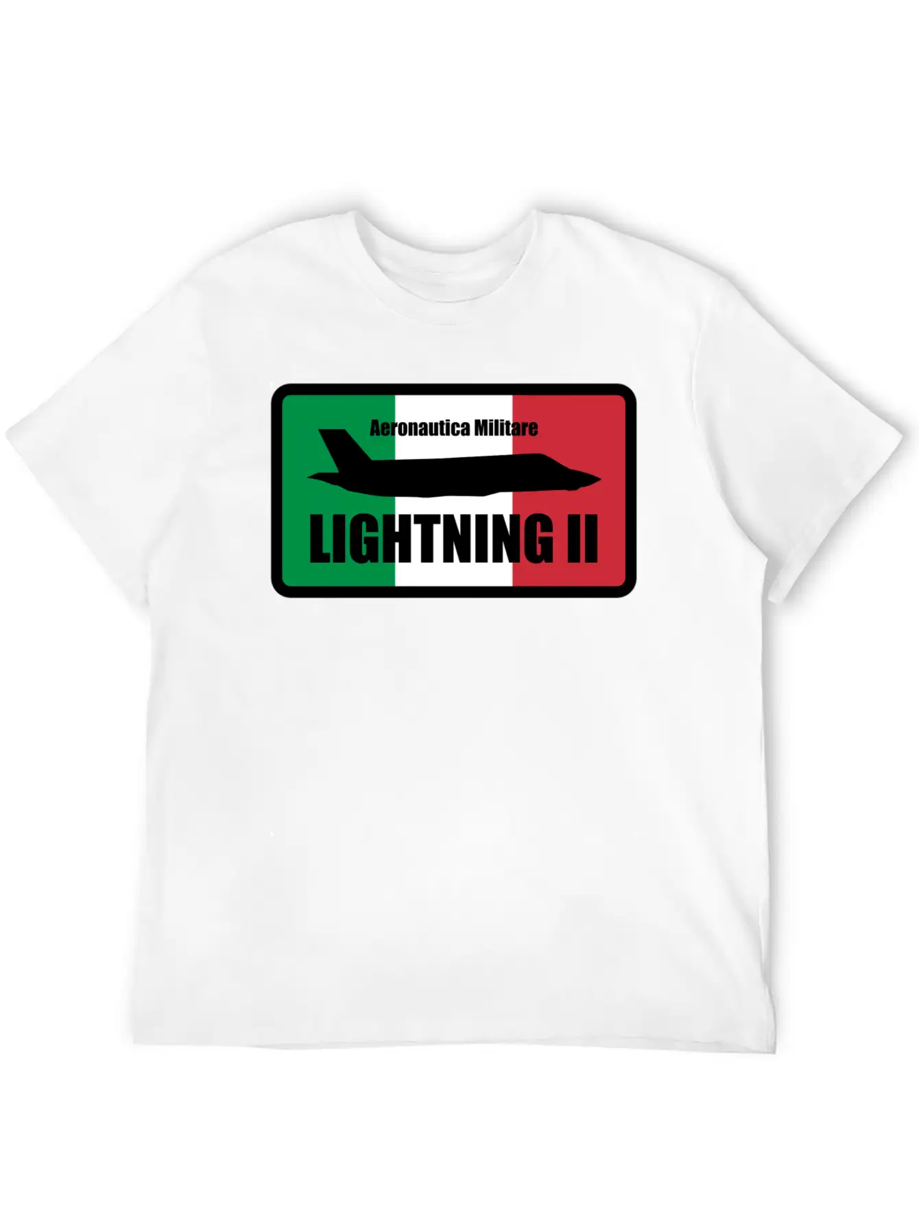 Italian F35 Lightning Small Logo Trending Comfortable Minimalist Graphic Tee – Summer Style Essential
