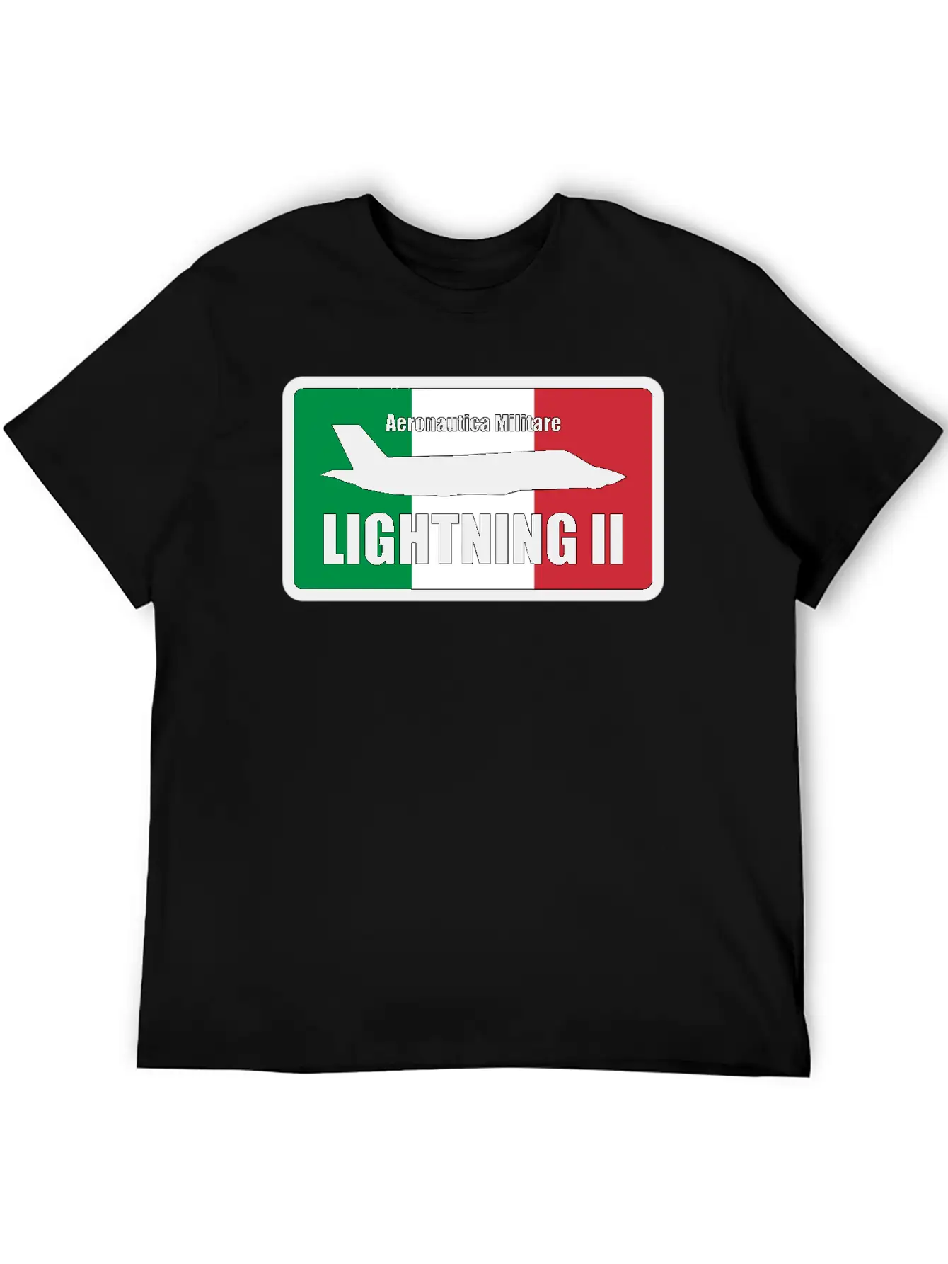 Italian F35 Lightning Small Logo Trending Comfortable Minimalist Graphic Tee – Summer Style Essential