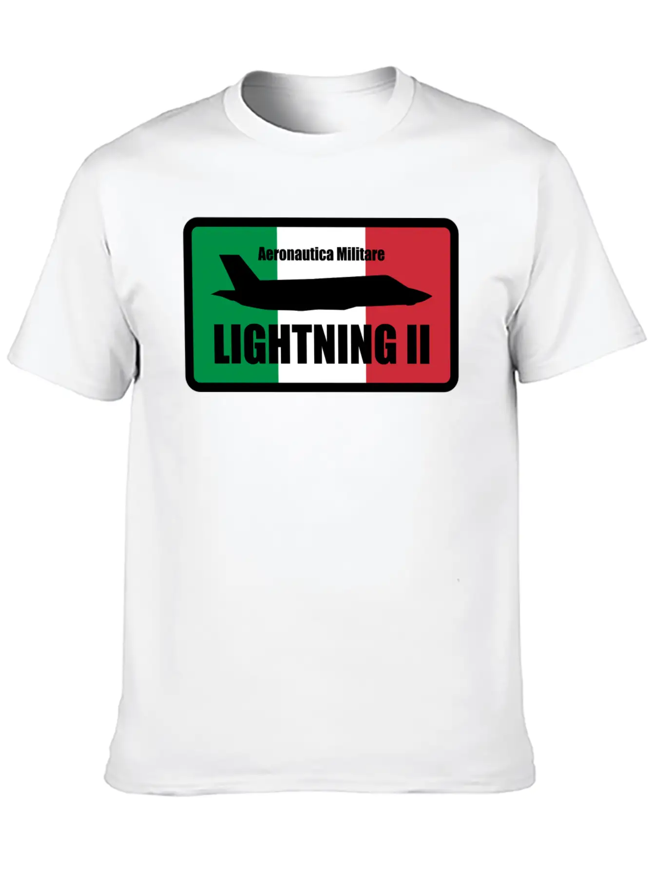 Italian F35 Lightning Small Logo Trending Comfortable Minimalist Graphic Tee – Summer Style Essential