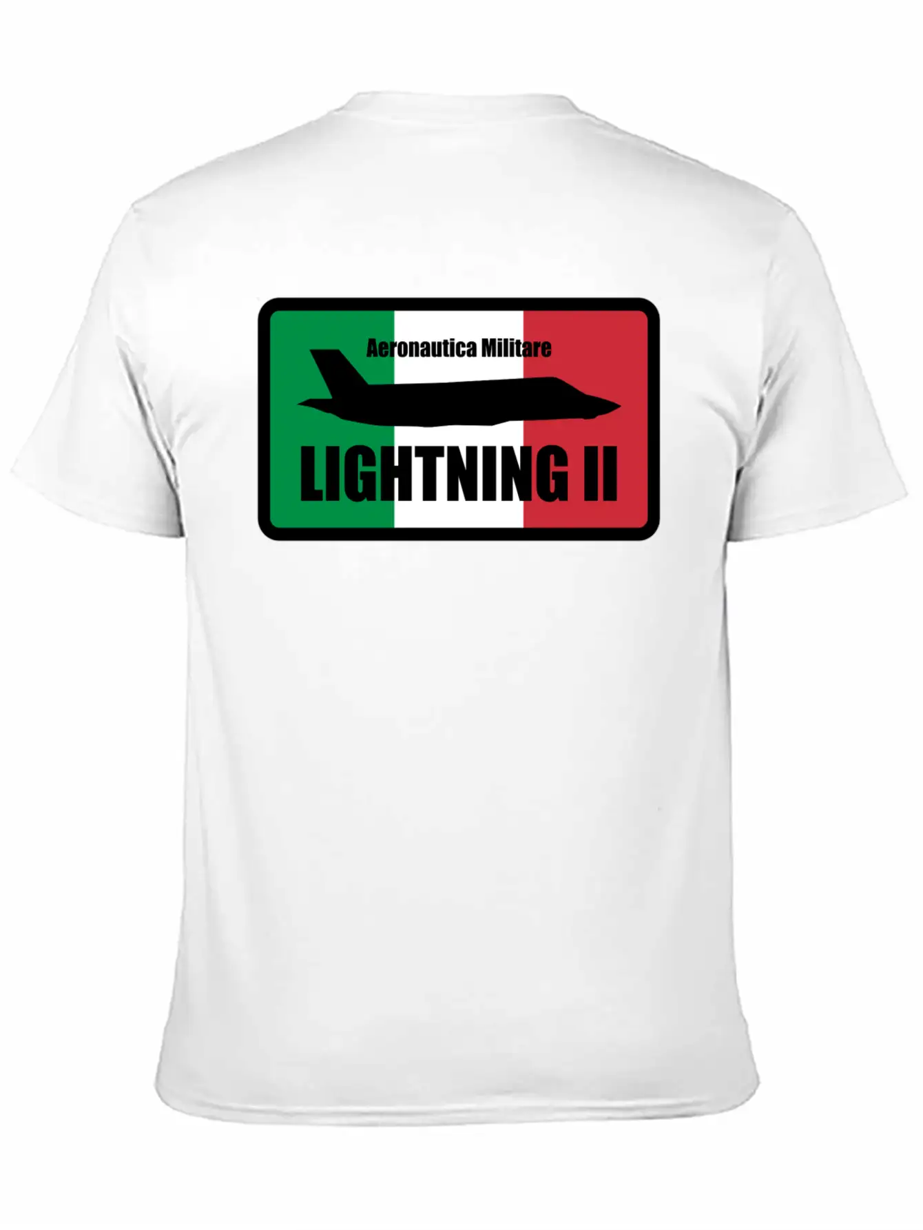 Italian F35 Lightning Small Logo Trending Comfortable Minimalist Graphic Tee – Summer Style Essential