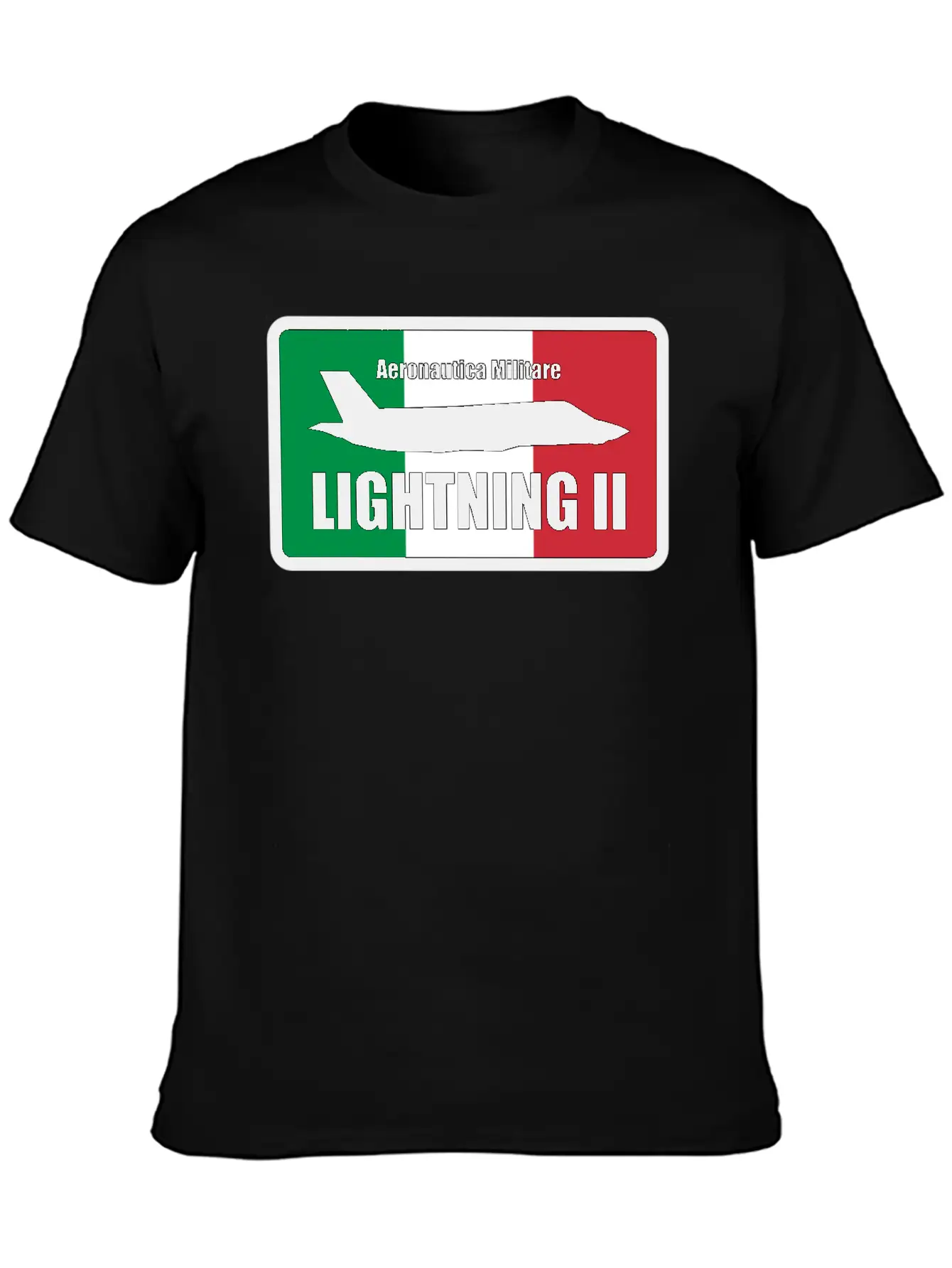 Italian F35 Lightning Small Logo Trending Comfortable Minimalist Graphic Tee – Summer Style Essential