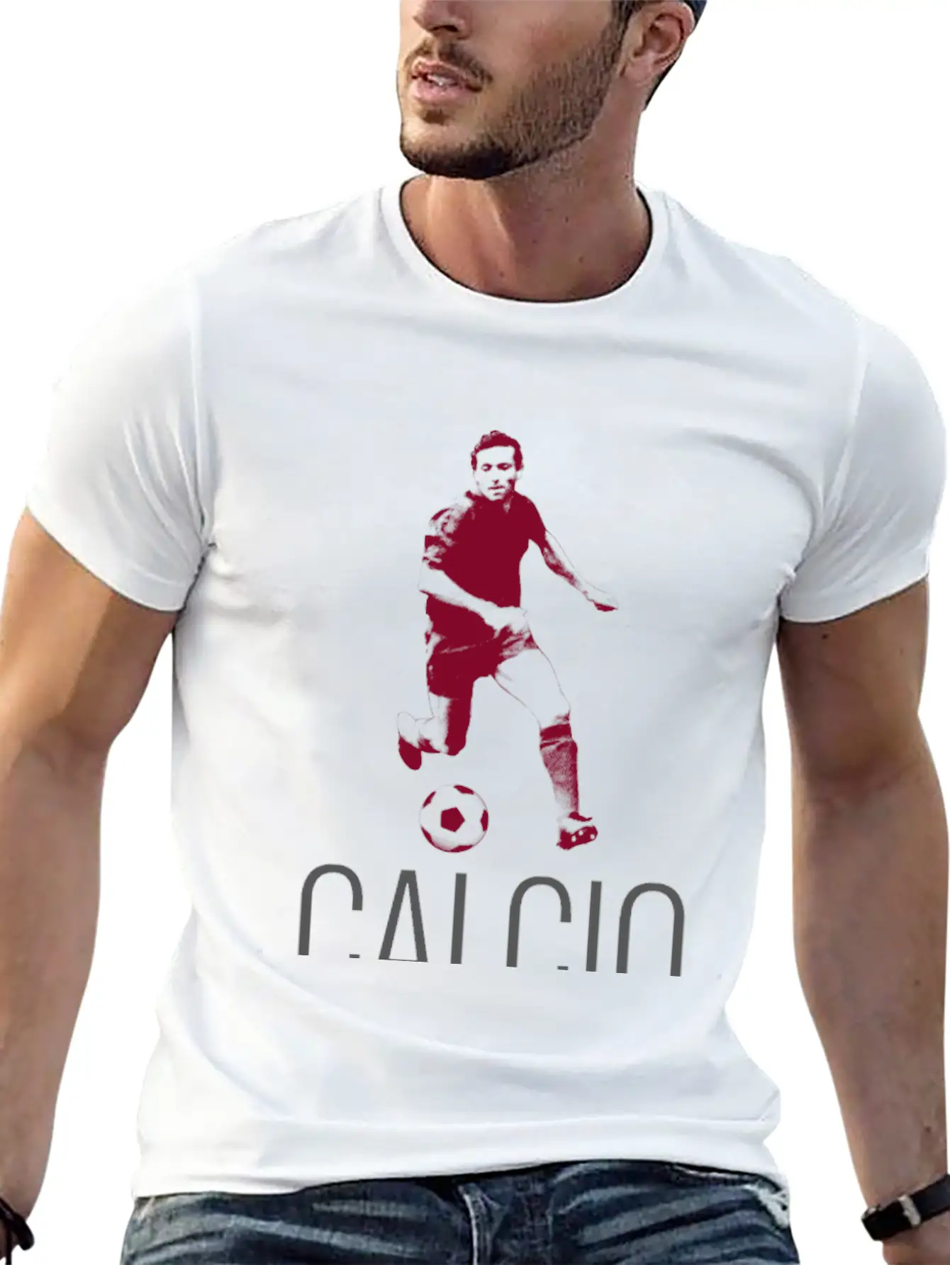 Italian Soccer Basic Graphic T-Shirt – Daily Comfort In Soft Cotton