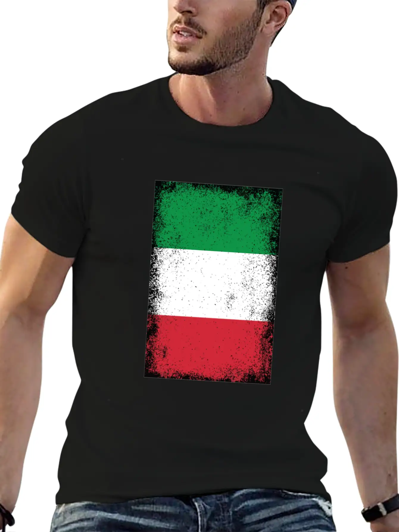 Italy Flag Italian Flag Italian Colours Stylish Everyday T-Shirt – Unisex Basic Cotton Tee