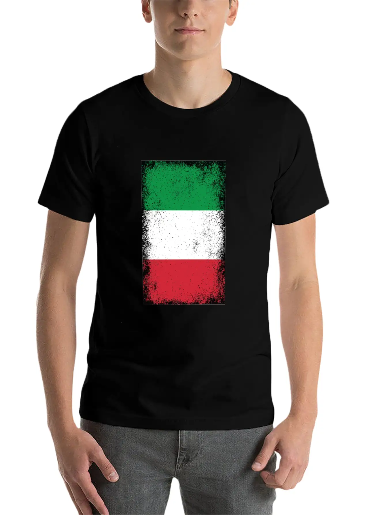 Italy Flag Italian Flag Italian Colours Stylish Everyday T-Shirt – Unisex Basic Cotton Tee