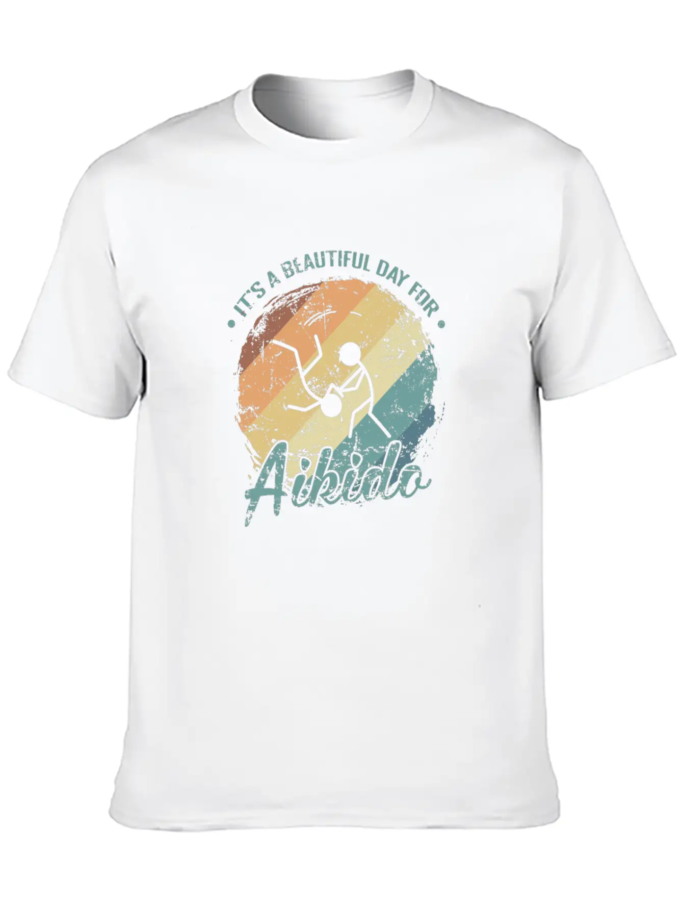 It's A Beautiful Day For Aikido Martial Arts Timeless Short Sleeve Tee – Comfy And Minimalist Design