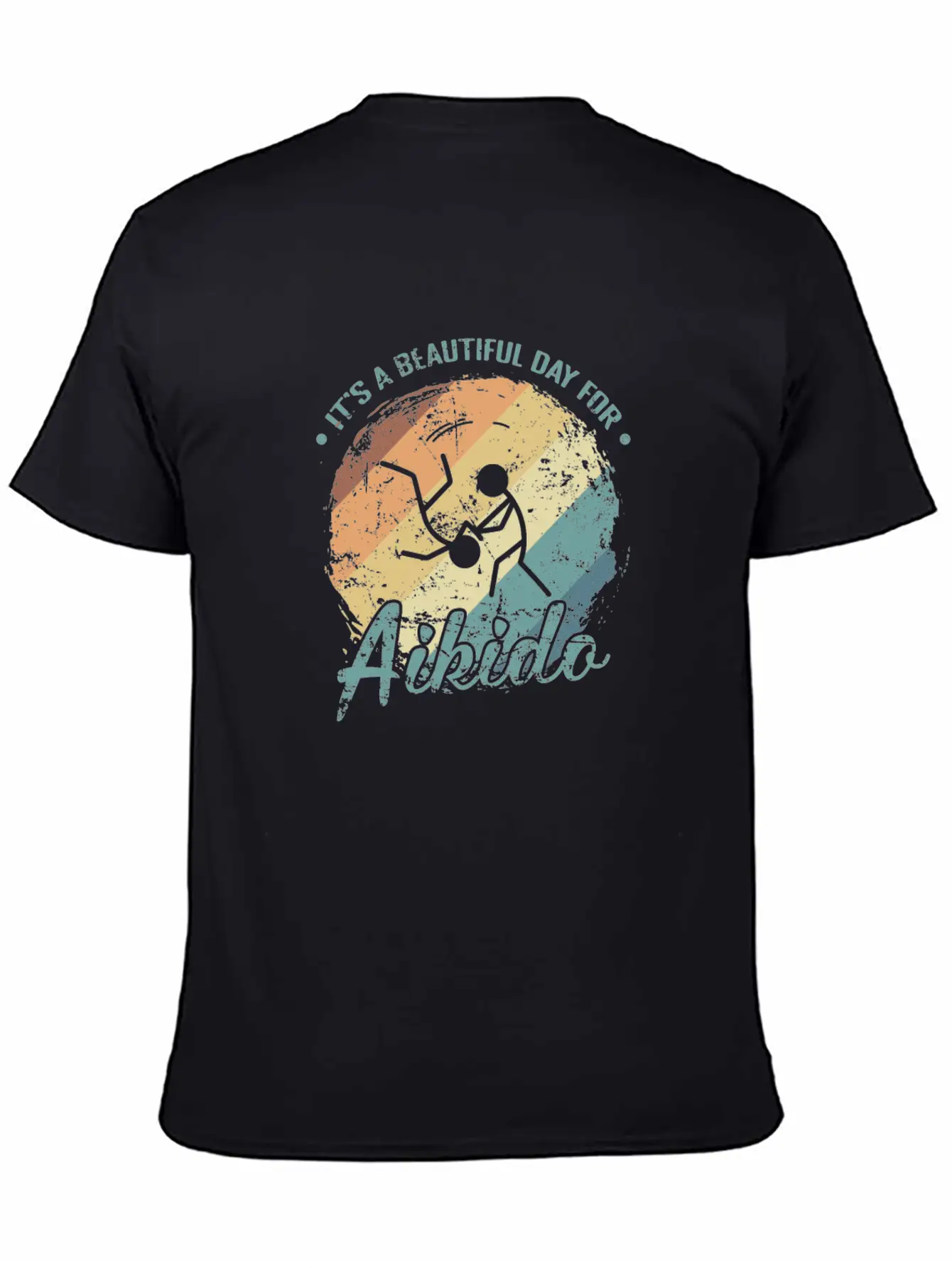 It's A Beautiful Day For Aikido Martial Arts Timeless Short Sleeve Tee – Comfy And Minimalist Design