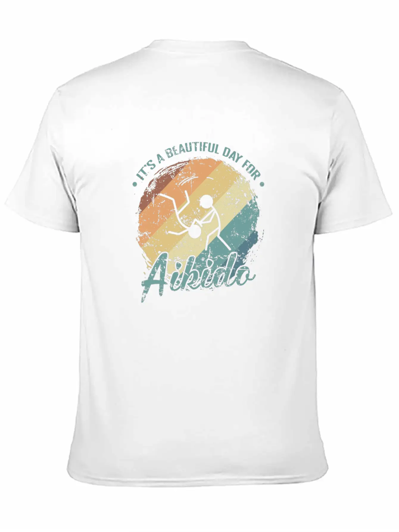 It's A Beautiful Day For Aikido Martial Arts Timeless Short Sleeve Tee – Comfy And Minimalist Design