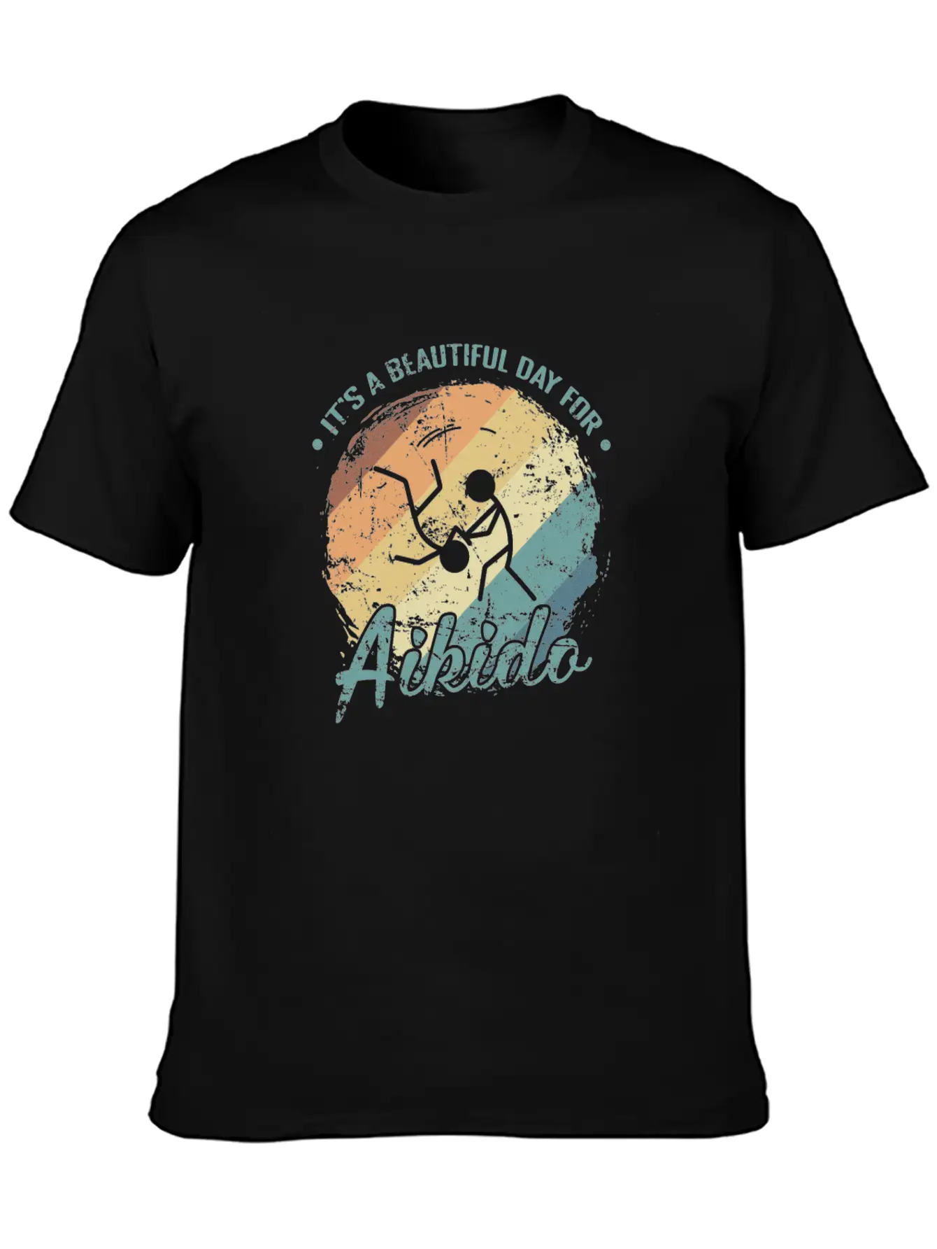 It's A Beautiful Day For Aikido Martial Arts Timeless Short Sleeve Tee – Comfy And Minimalist Design