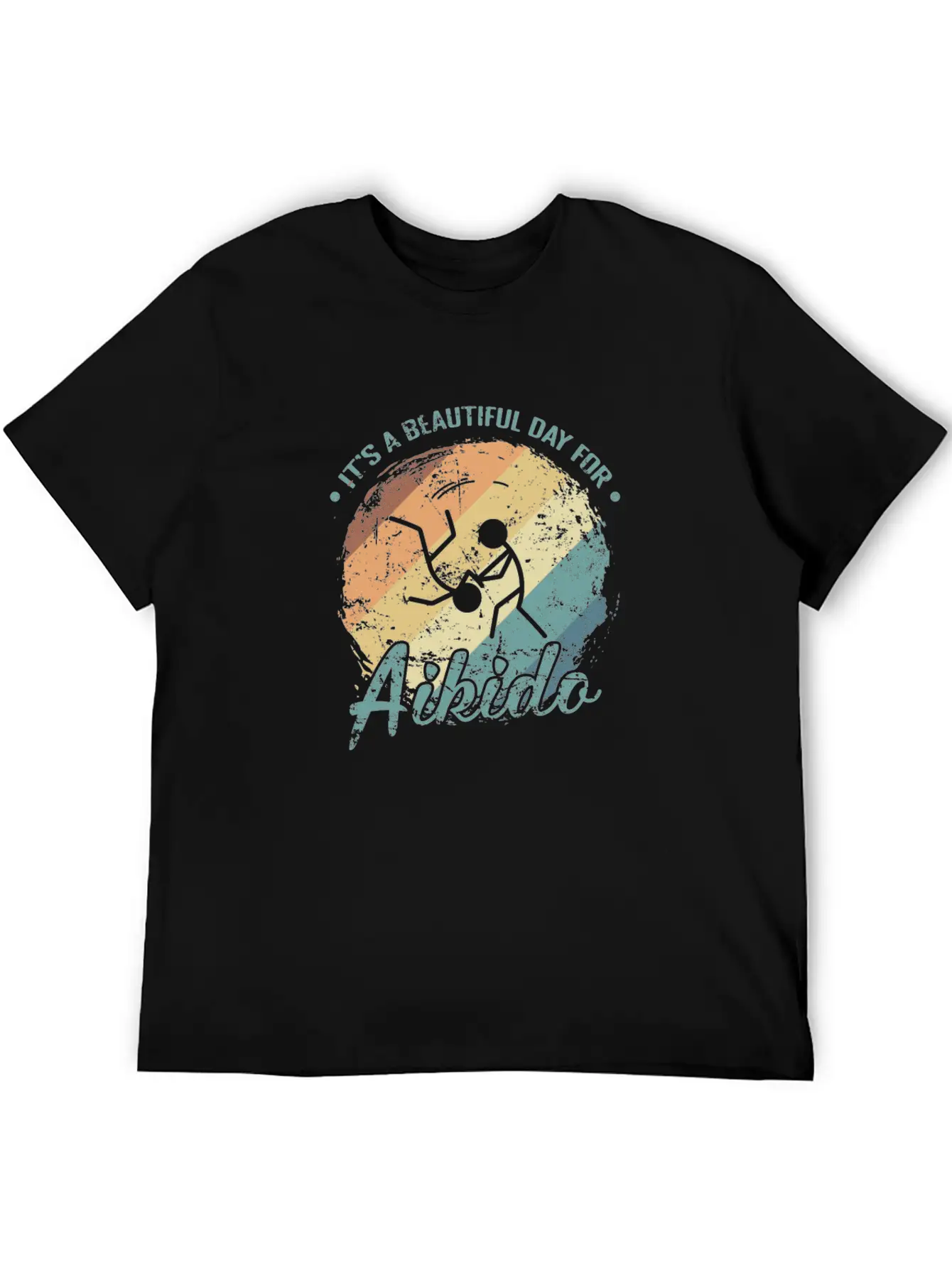 It's A Beautiful Day For Aikido Martial Arts Timeless Short Sleeve Tee – Comfy And Minimalist Design