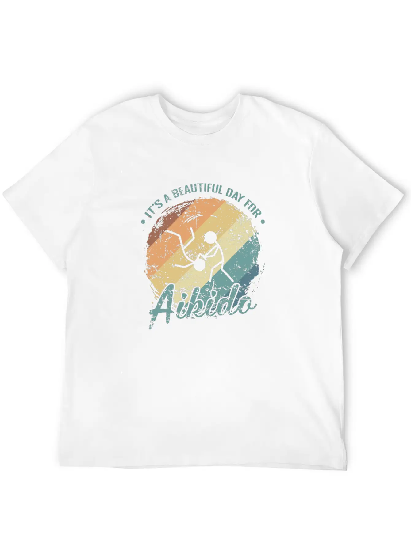 It's A Beautiful Day For Aikido Martial Arts Timeless Short Sleeve Tee – Comfy And Minimalist Design