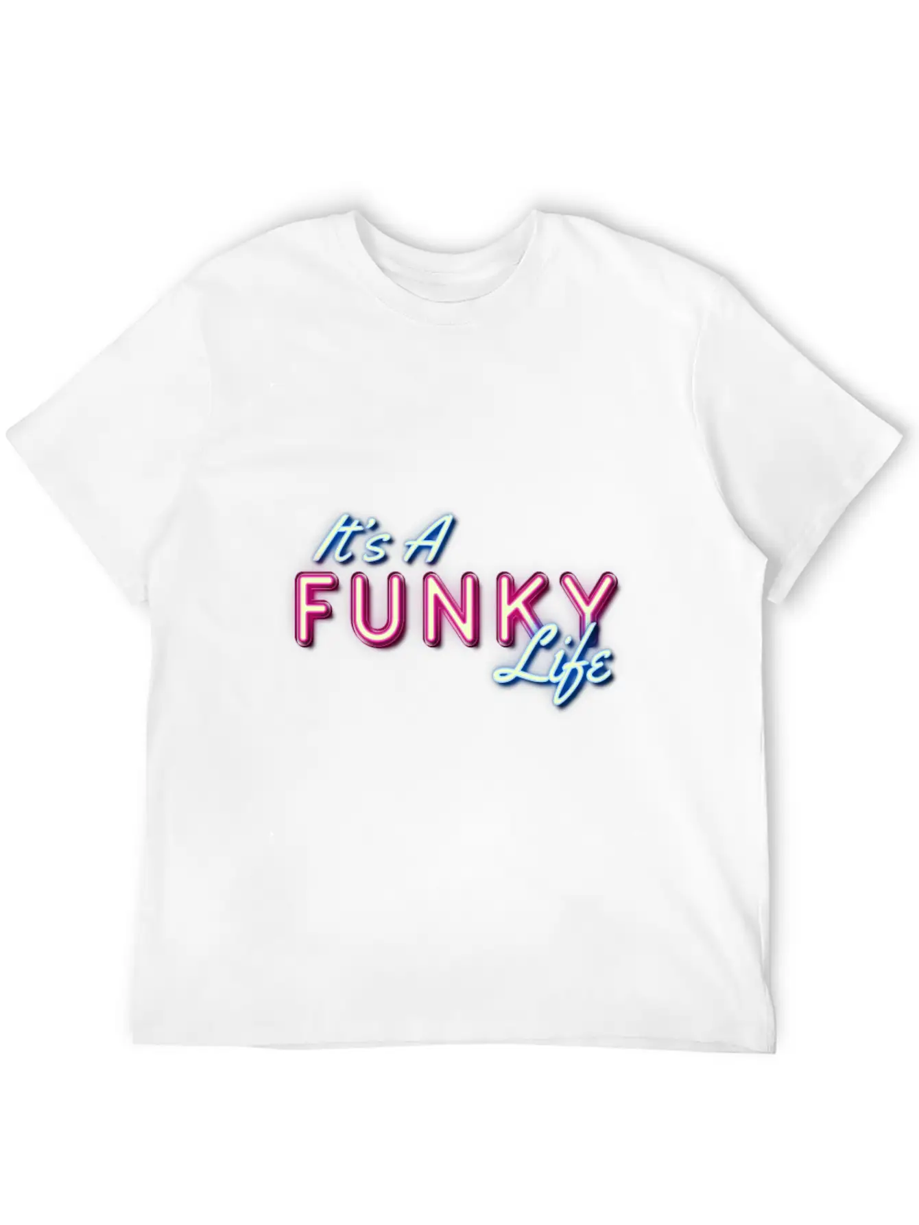 It's A Funky Life Relaxed Everyday Tee – Lightweight And Durable Cotton