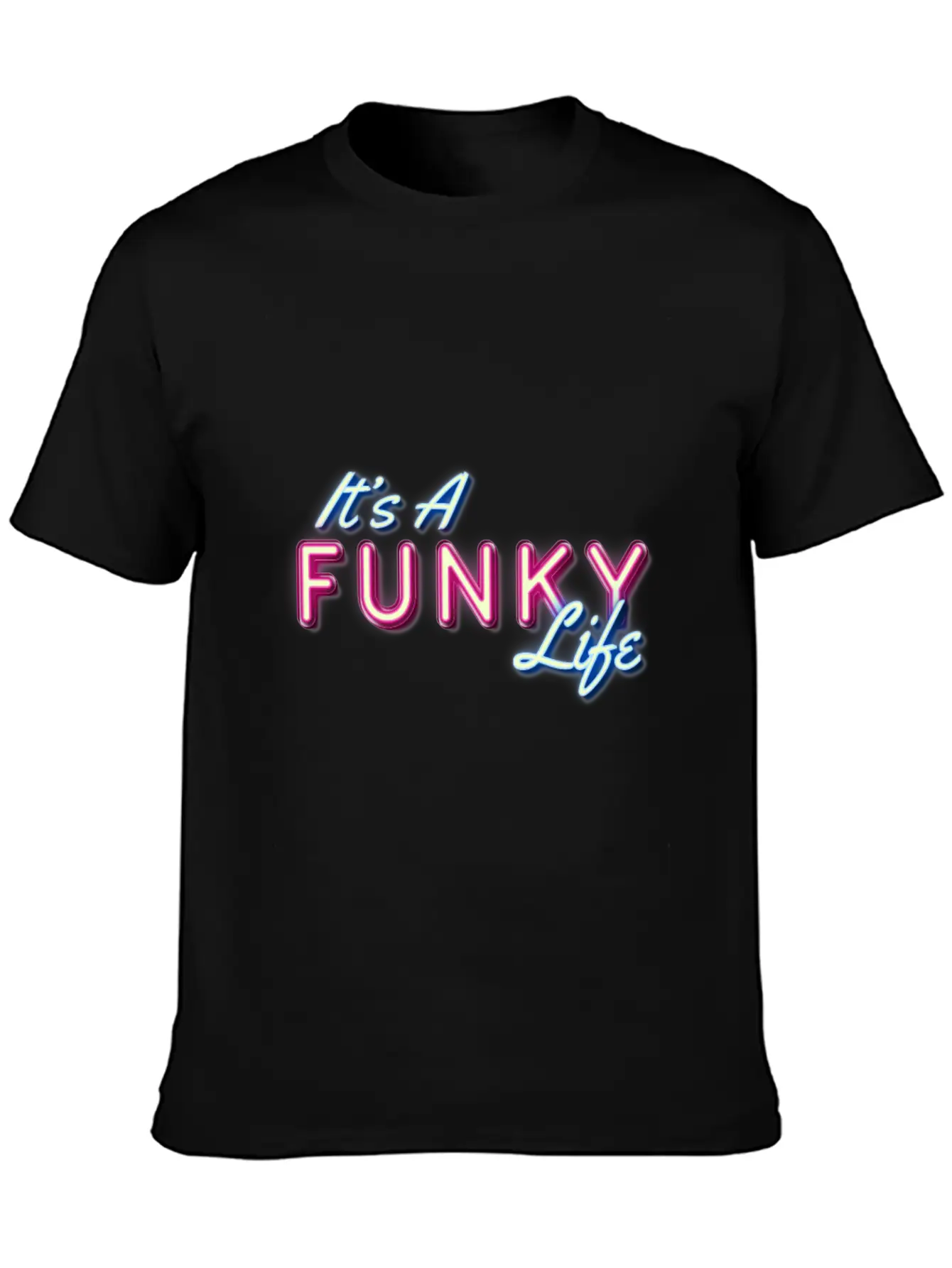 It's A Funky Life Relaxed Everyday Tee – Lightweight And Durable Cotton