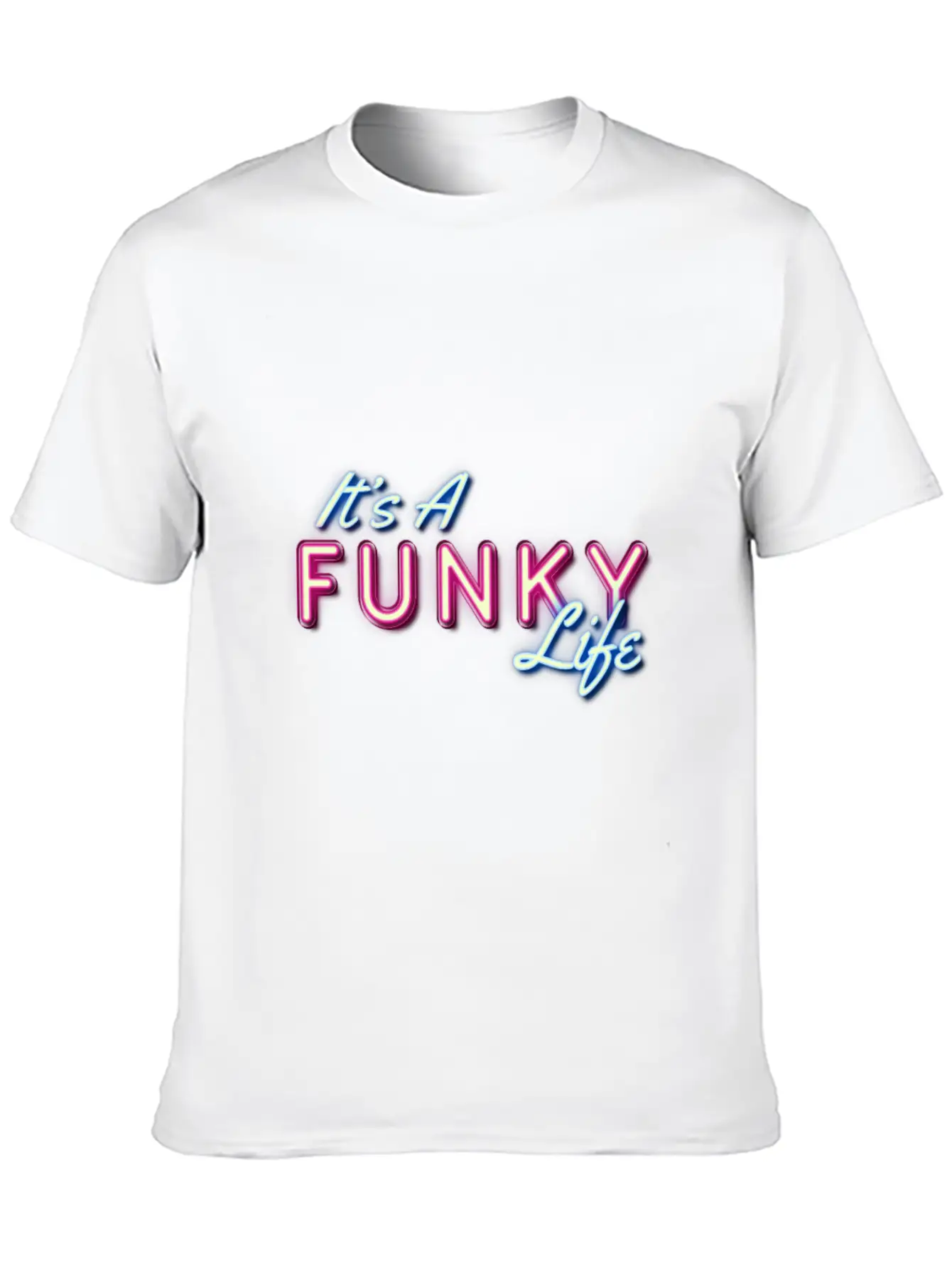 It's A Funky Life Relaxed Everyday Tee – Lightweight And Durable Cotton