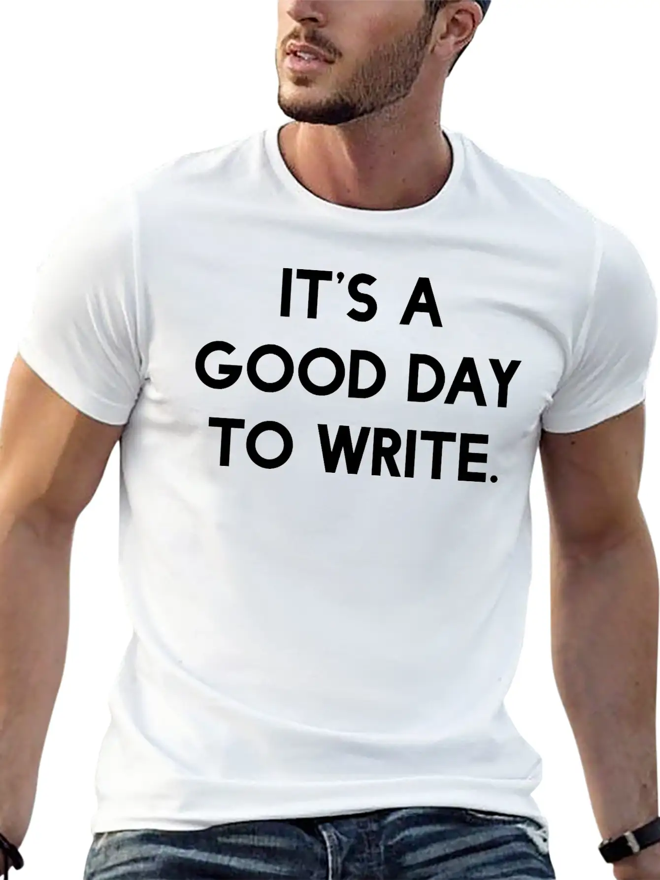 It's A Good Day To Write Stylish Everyday T-Shirt – Unisex Basic Cotton Tee