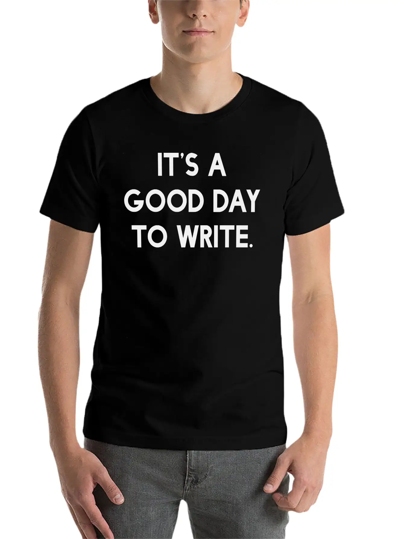 It's A Good Day To Write Stylish Everyday T-Shirt – Unisex Basic Cotton Tee