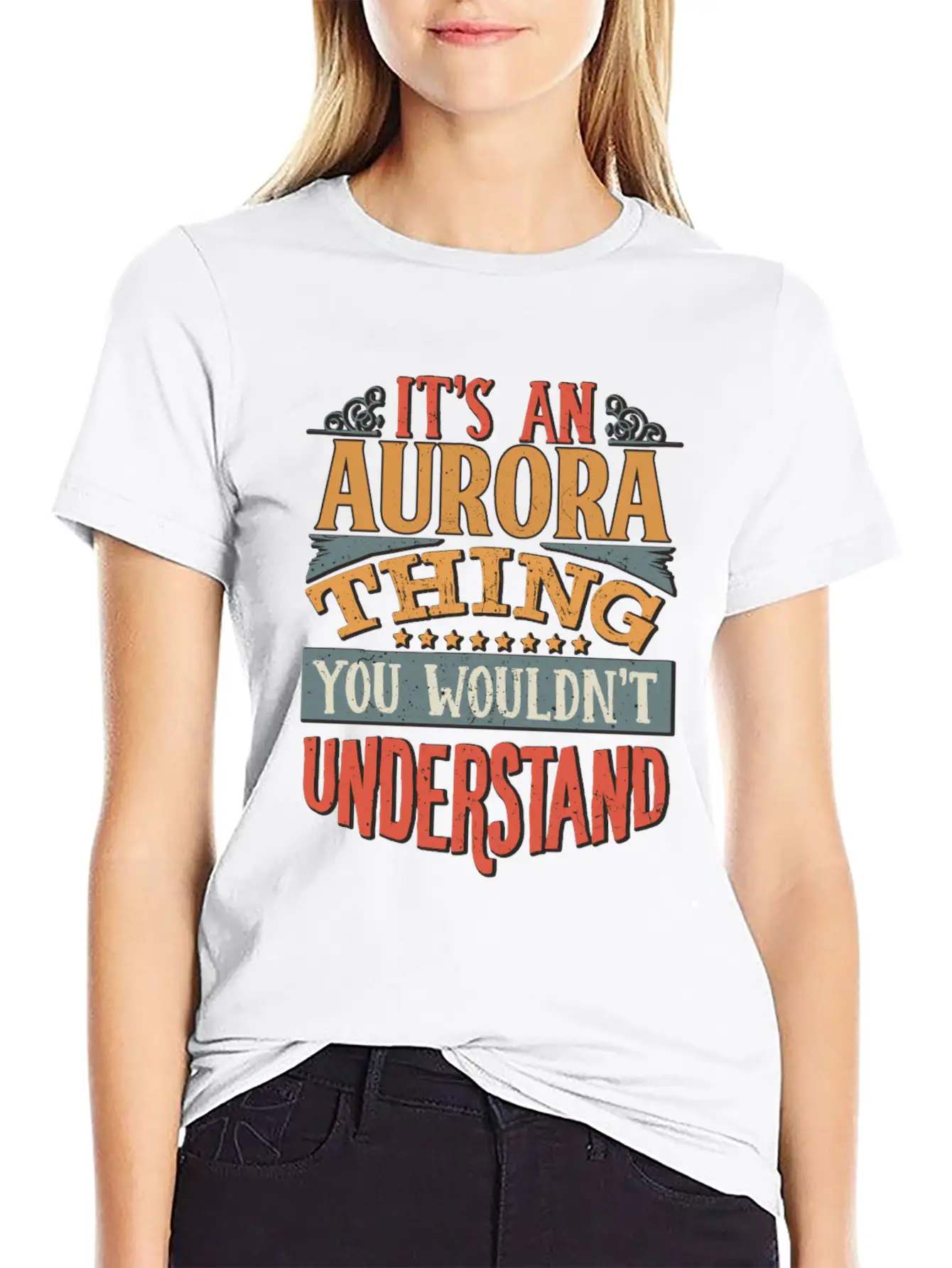 It's An Aurora Thing You Wouldn't Understand - Comfortable Minimalist Graphic Tee – Summer Style Essential