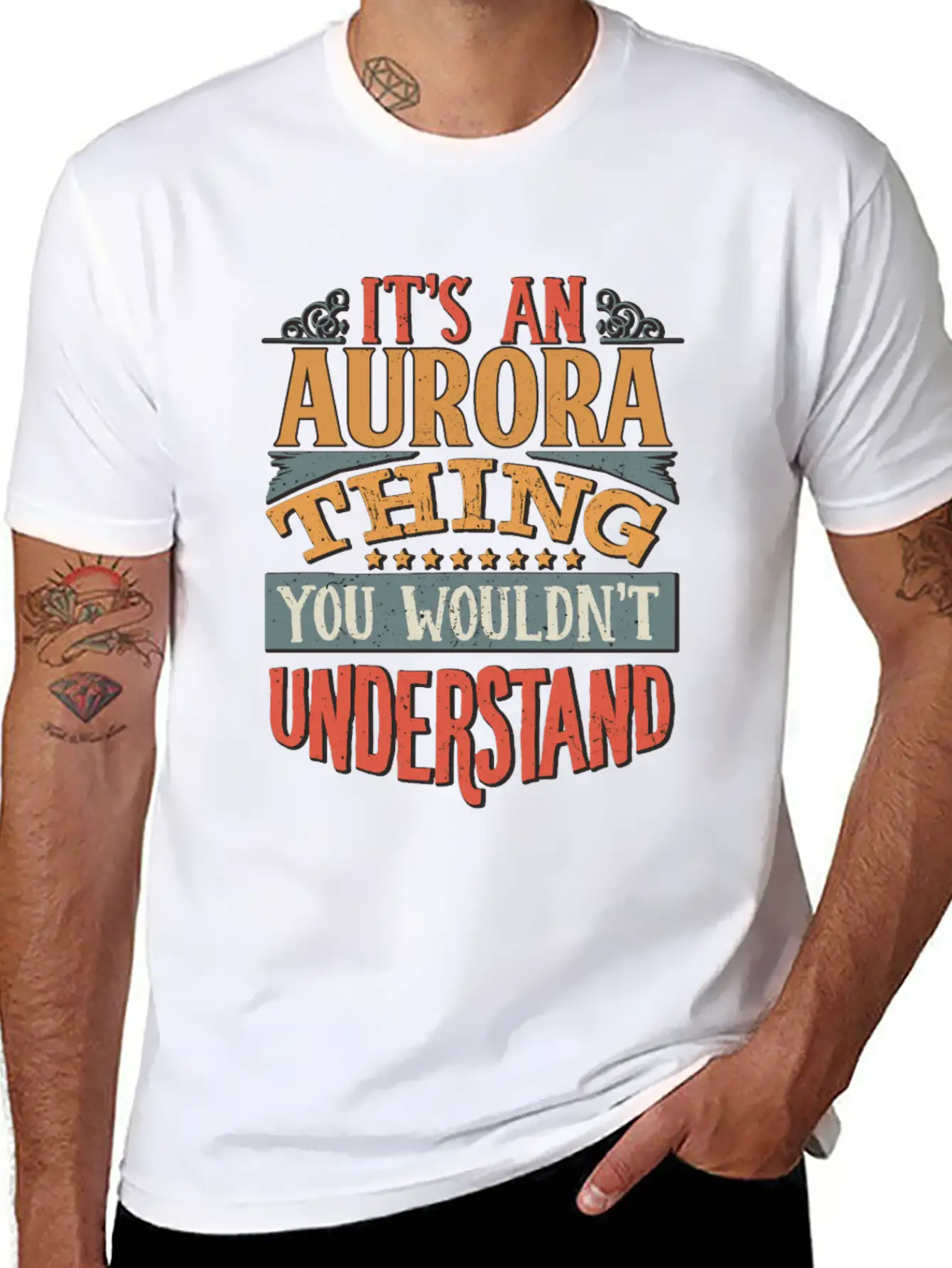 It's An Aurora Thing You Wouldn't Understand - Comfortable Minimalist Graphic Tee – Summer Style Essential