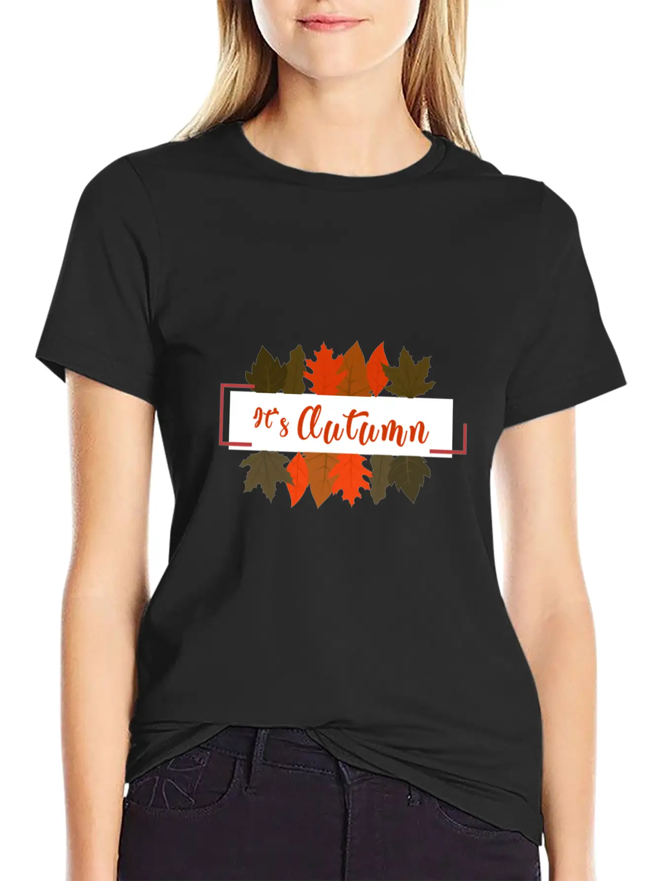 It´s Autumn Unisex Casual T-Shirt – Clean Design For Daily Comfort