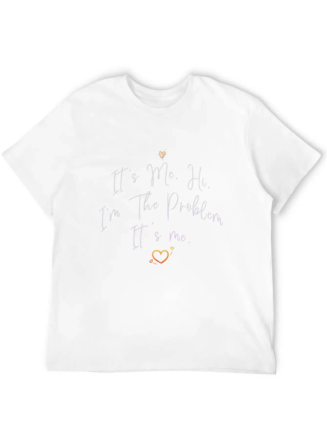 It's Me, Hi, I'm The Problem Timeless Short Sleeve Tee – Comfy And Minimalist Design