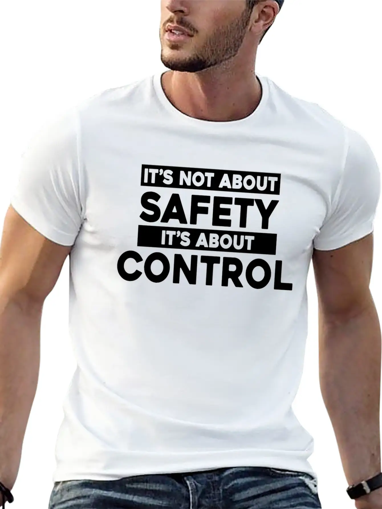 It's Not About Safety It's About Control Timeless Short Sleeve Tee – Comfy And Minimalist Design