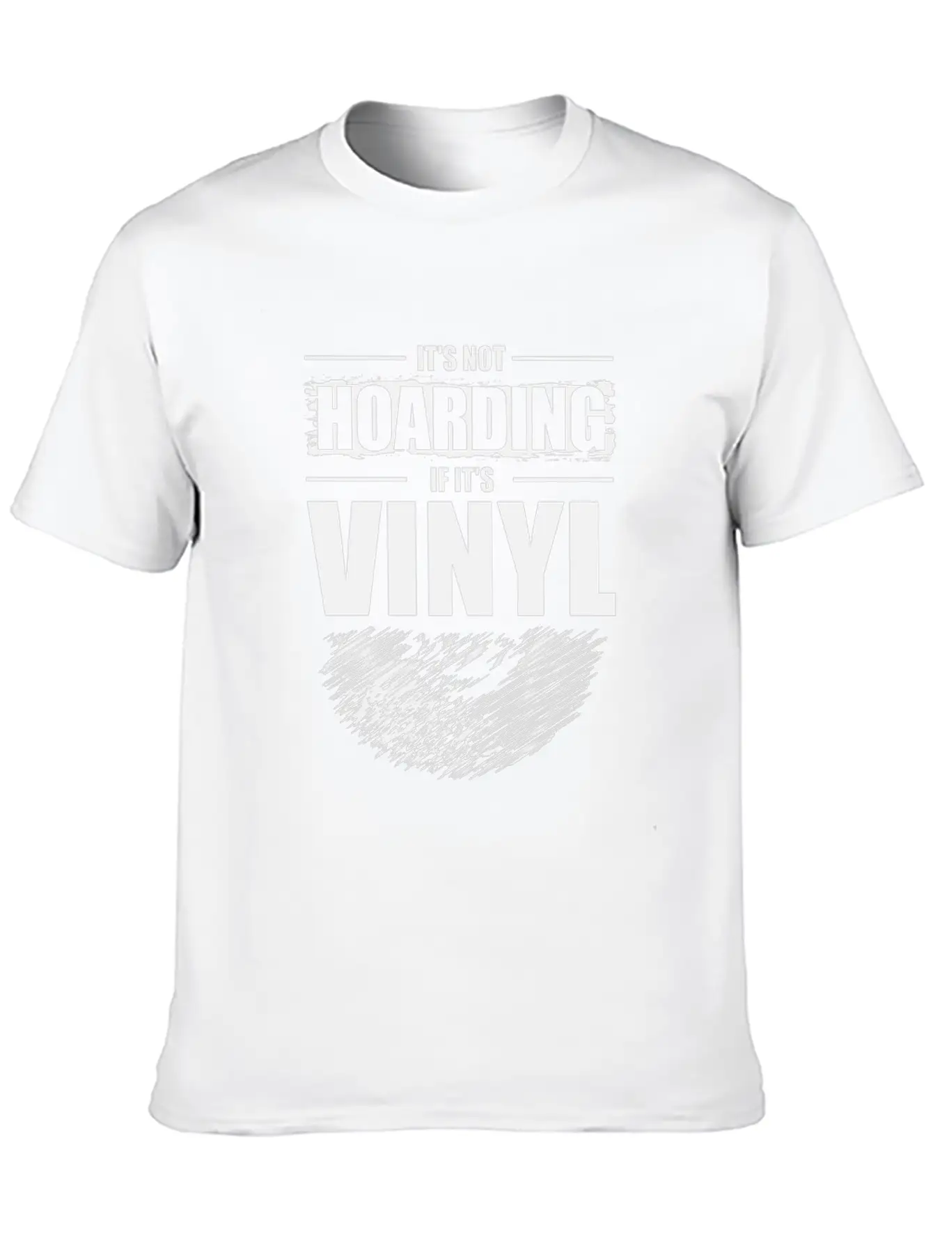 It's Not Hoarding If It's Vinyl Audiophile Music Basic Graphic T-Shirt – Daily Comfort In Soft Cotton