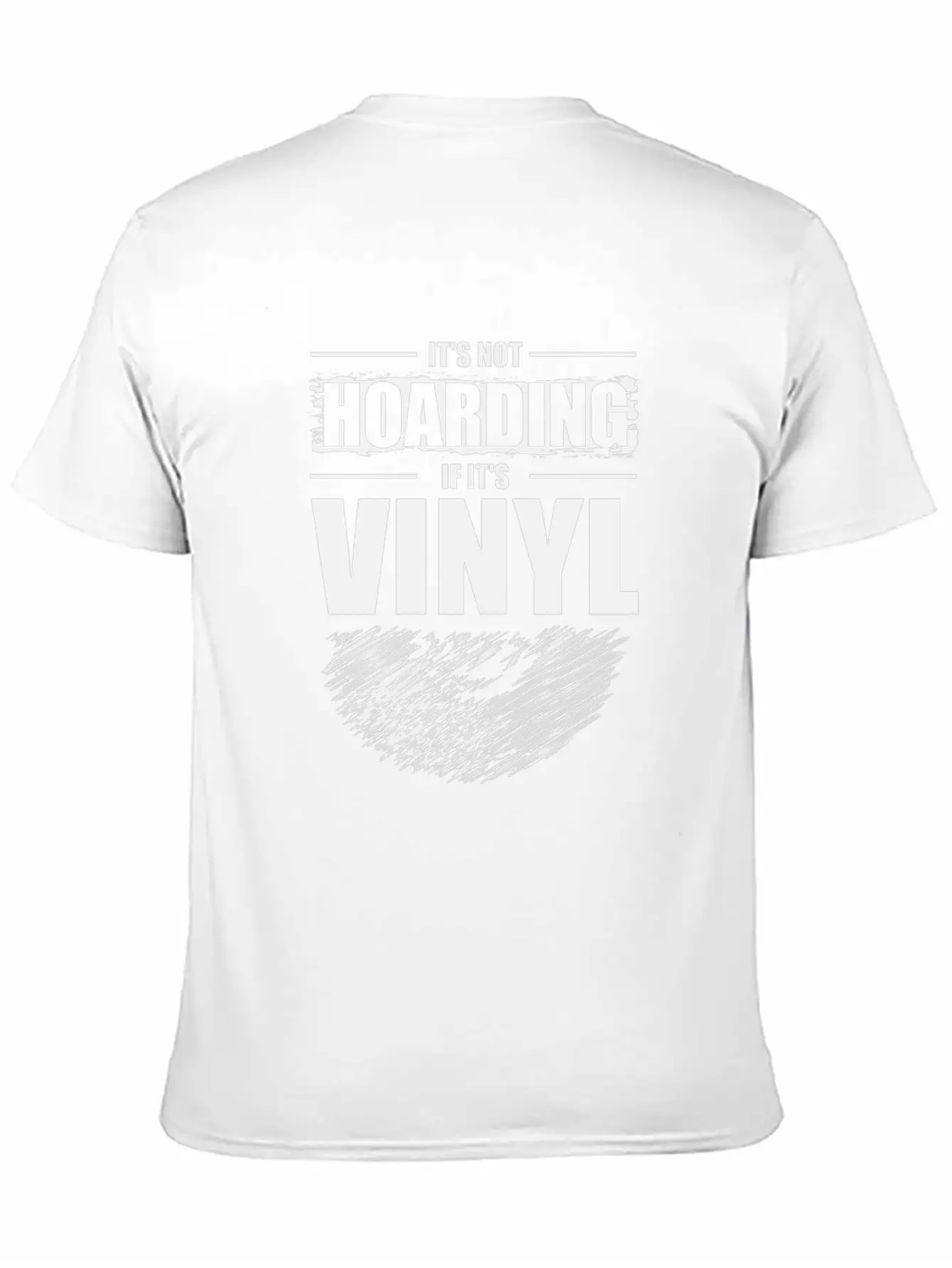 It's Not Hoarding If It's Vinyl Audiophile Music Basic Graphic T-Shirt – Daily Comfort In Soft Cotton