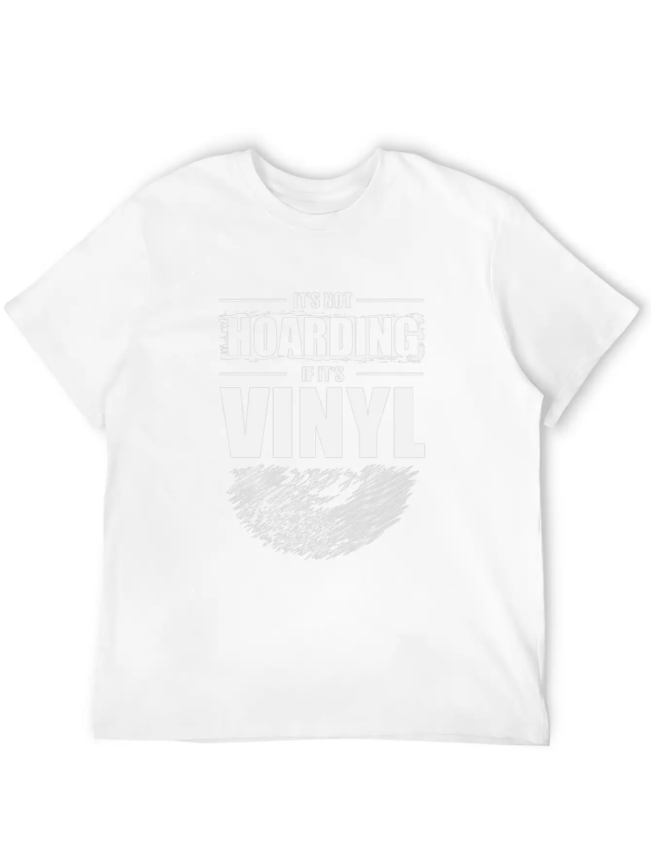 It's Not Hoarding If It's Vinyl Audiophile Music Basic Graphic T-Shirt – Daily Comfort In Soft Cotton