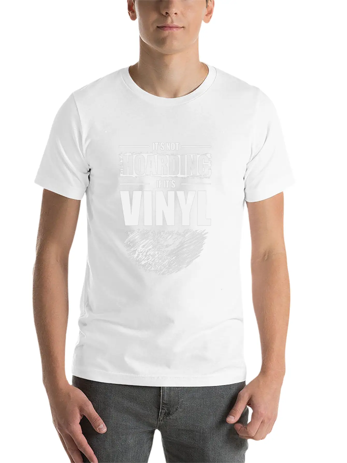 It's Not Hoarding If It's Vinyl Audiophile Music Basic Graphic T-Shirt – Daily Comfort In Soft Cotton