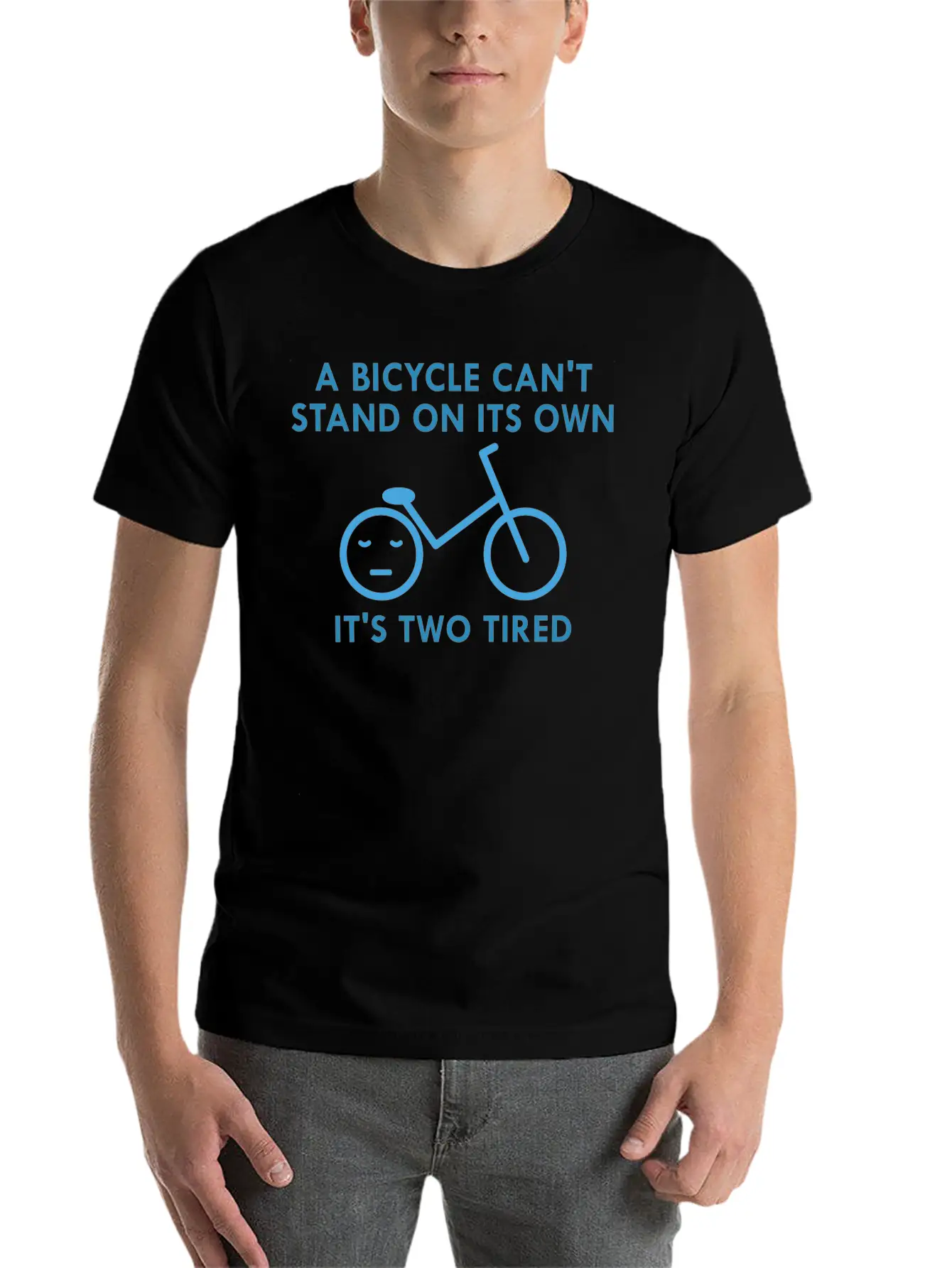 It's Two Tired Unisex Casual T-Shirt – Clean Design For Daily Comfort