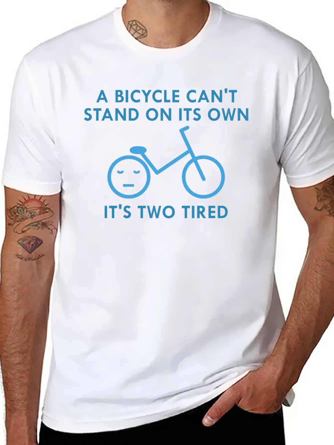 It's Two Tired Unisex Casual T-Shirt – Clean Design For Daily Comfort