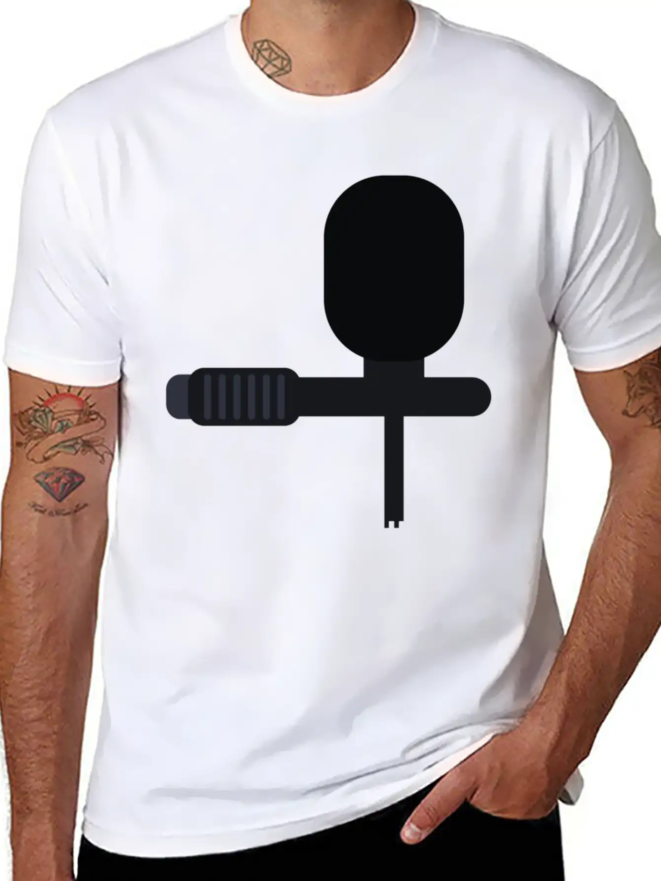 I've Got A Mic Unisex Casual T-Shirt – Clean Design For Daily Comfort