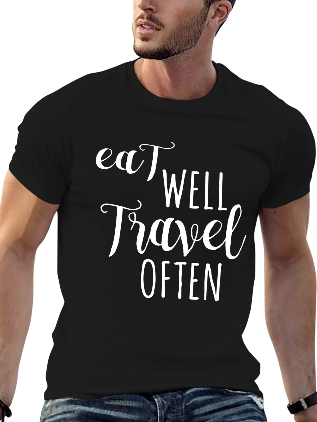 Eat Well Travel Often Graphic Tee